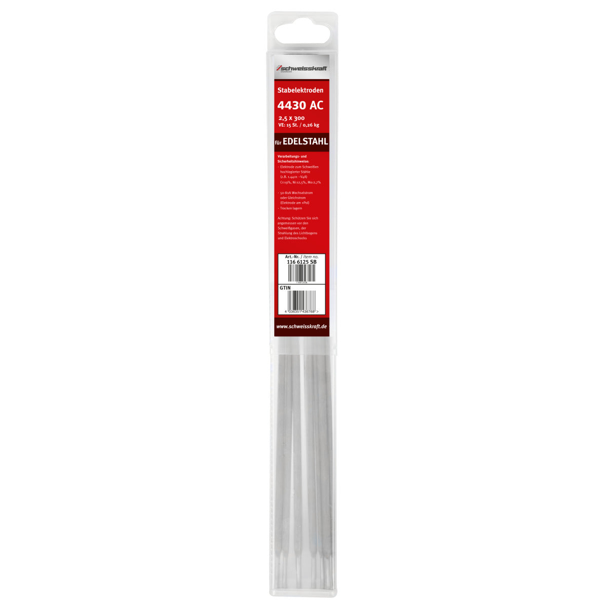 4430 AC 3,25 x 350 mm Stickelektrod | Schweisskraft