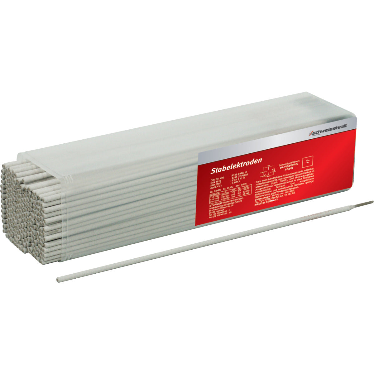 NI 3,2 x 350 mm Stickelektrod | Schweisskraft