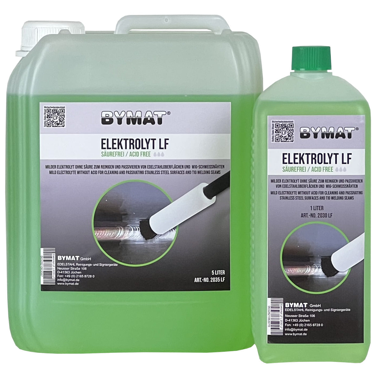 5000 ml, for shiny steels Elektrolyt för rengöring av blanka stål | Schweisskraft