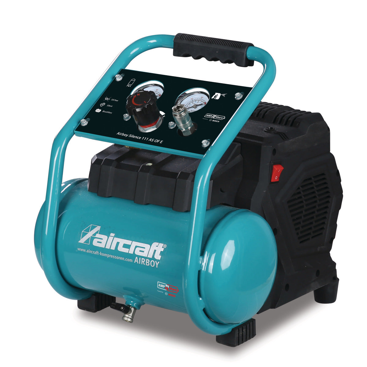 Portabel tyst kompressor AIRBOY SILENCE 111 AS OF E