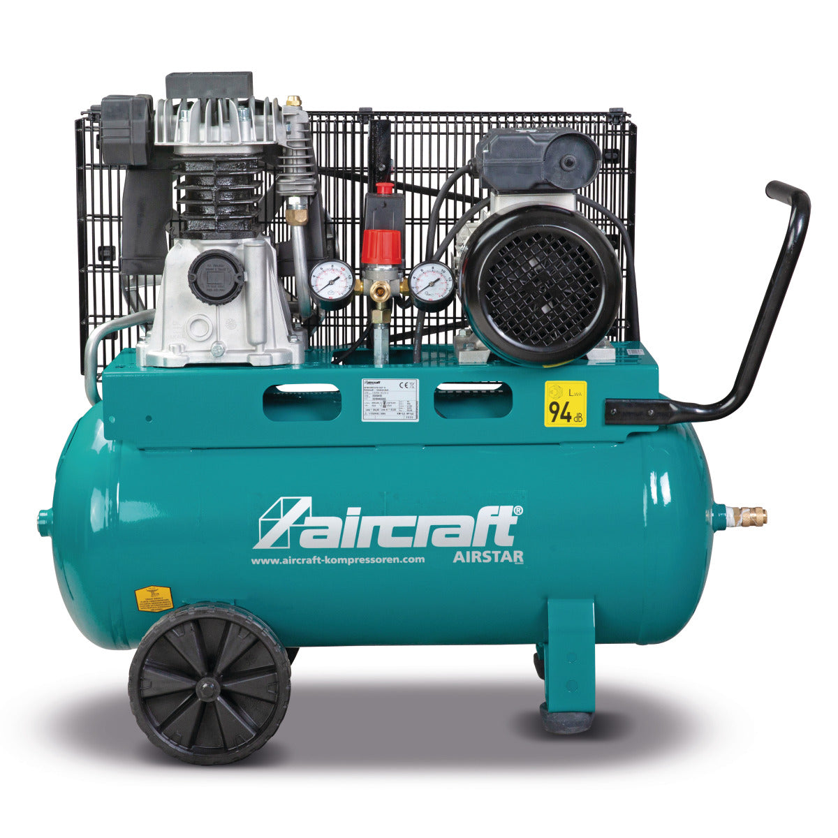 Mobil kolvkompressor med remdrift AIRSTAR 401/50 E 230V