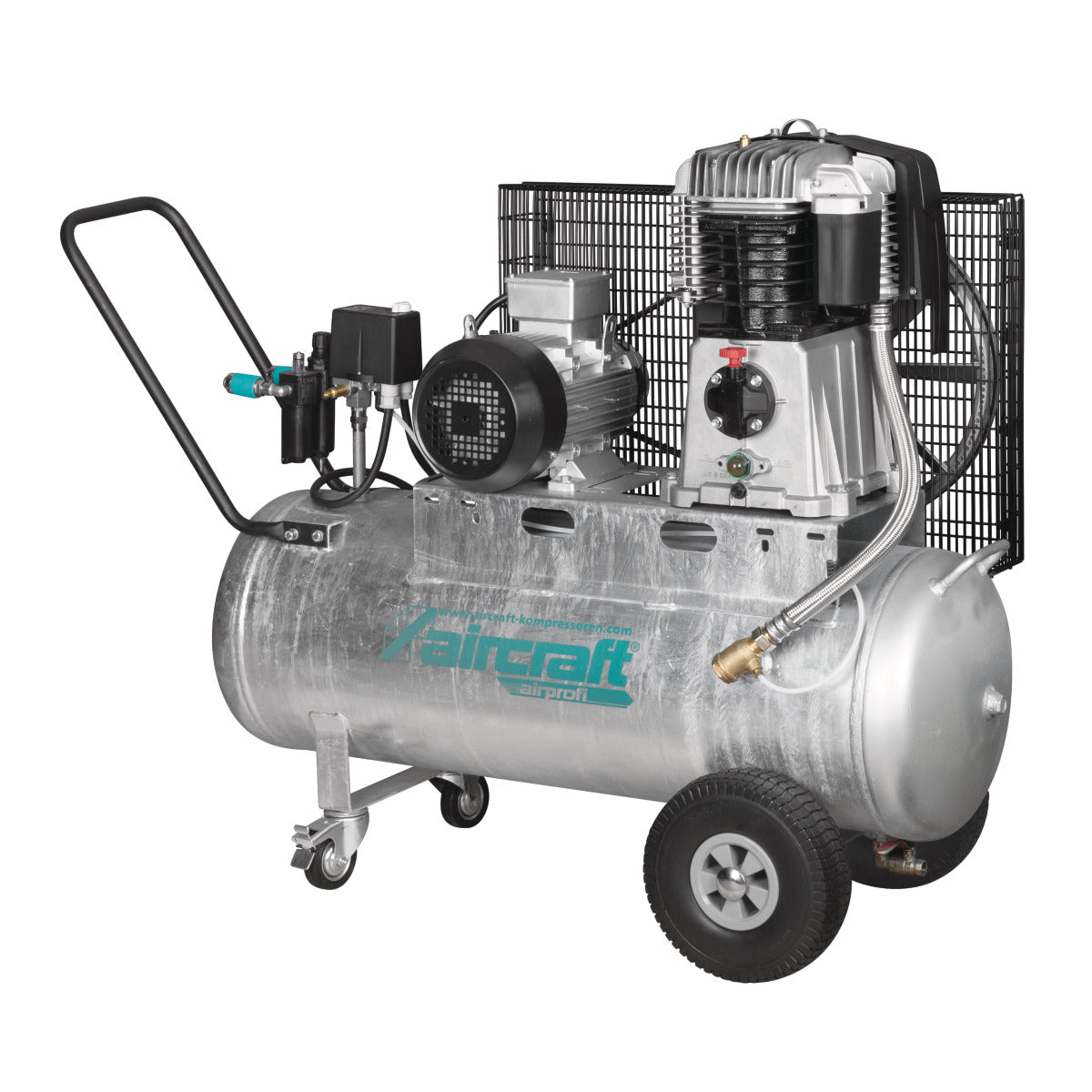 Mobil kolvkompressor med remdrift AIRPROFI 703/100/15 | Aircraft