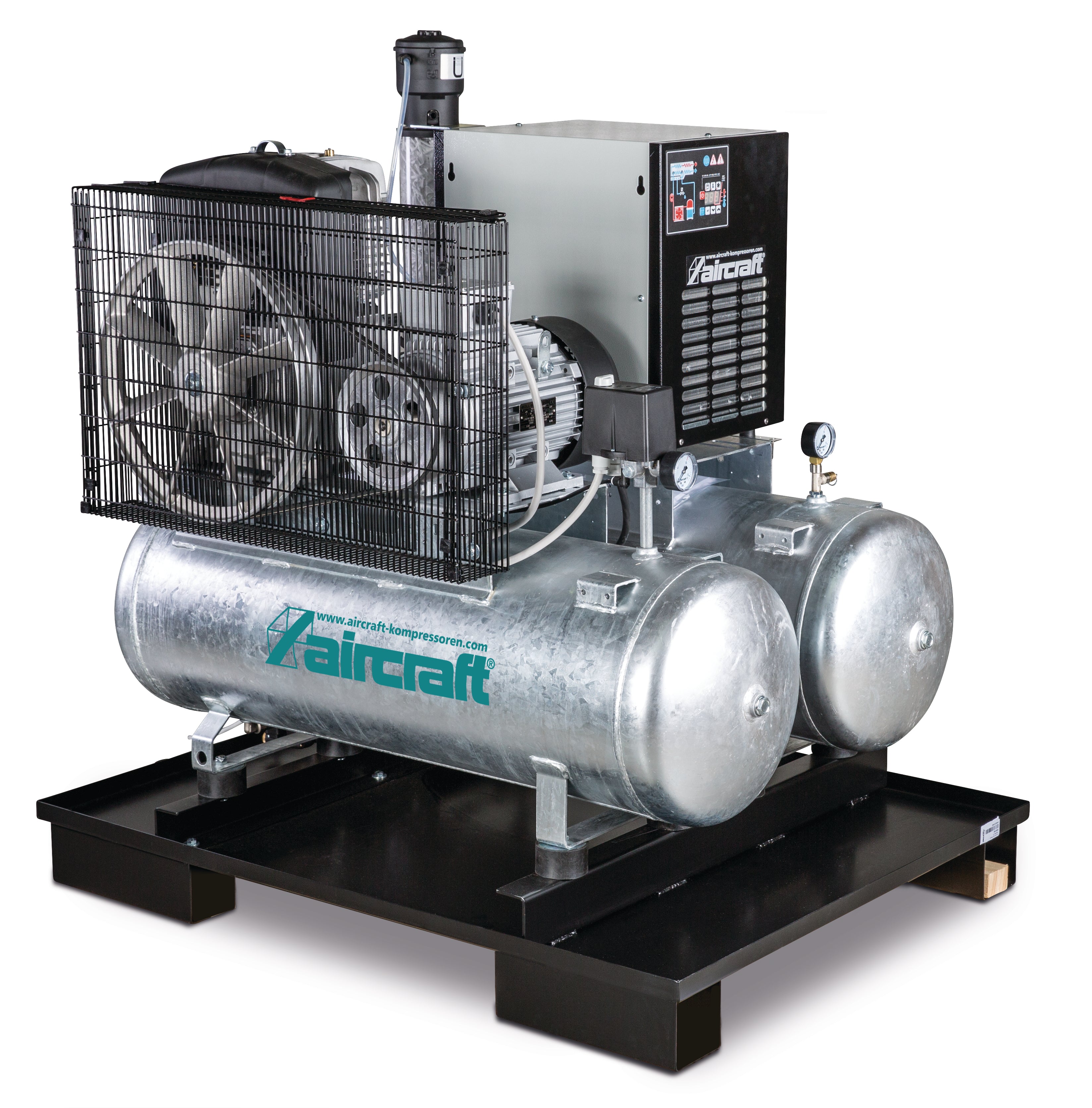 Stationär kolvkompressor AIRPROFI DUO 853 / 2×100 / 10KK