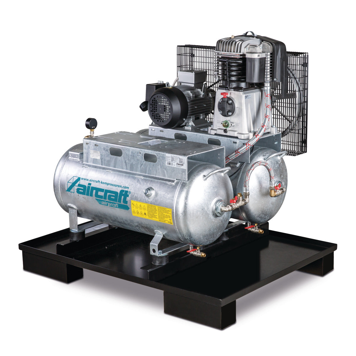 Stationär kolvkompressor AIRPROFI DUO 703 / 2x75 / 13