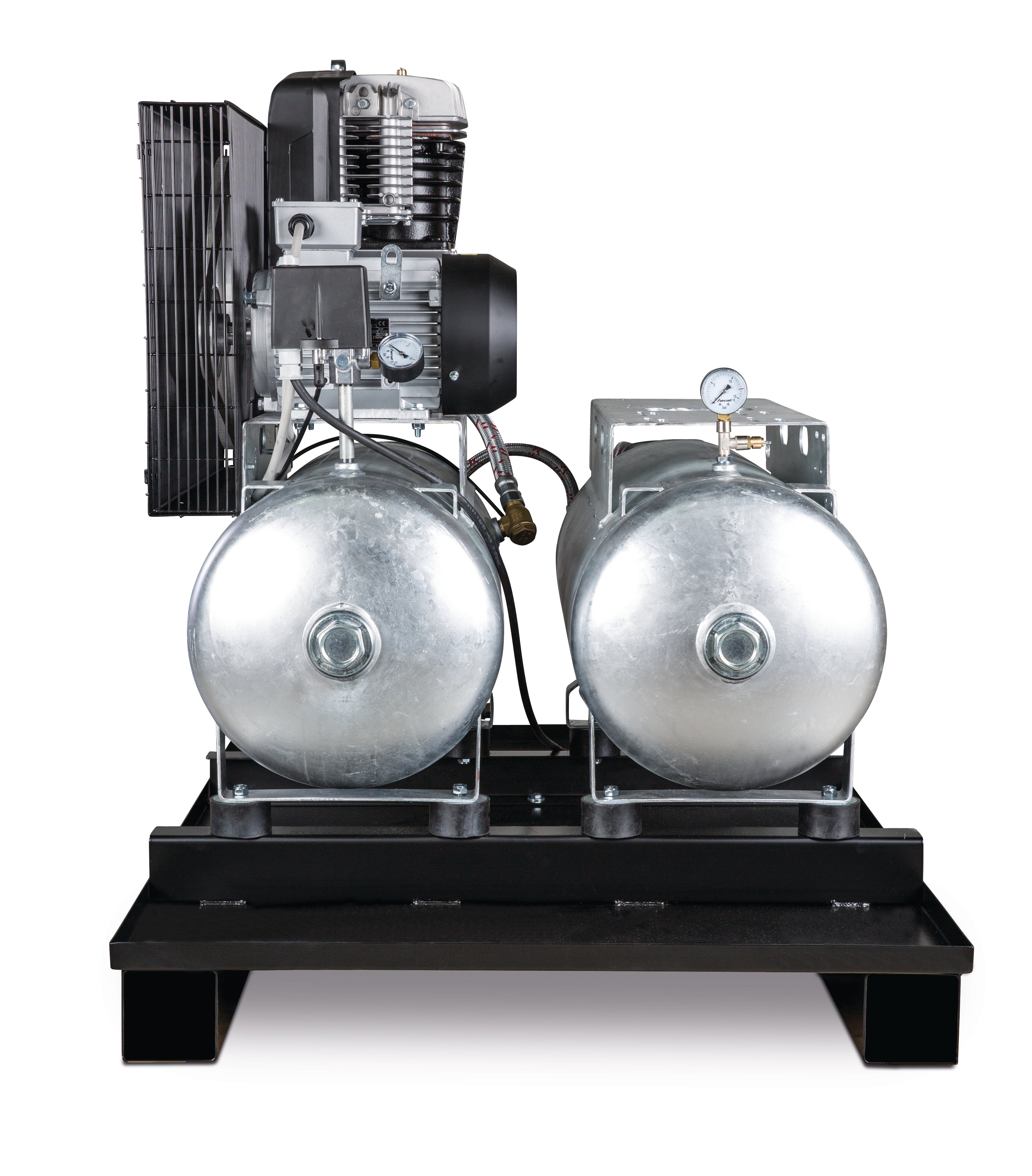 Stationär kolvkompressor AIRPROFI DUO 703 / 2×75 / 13