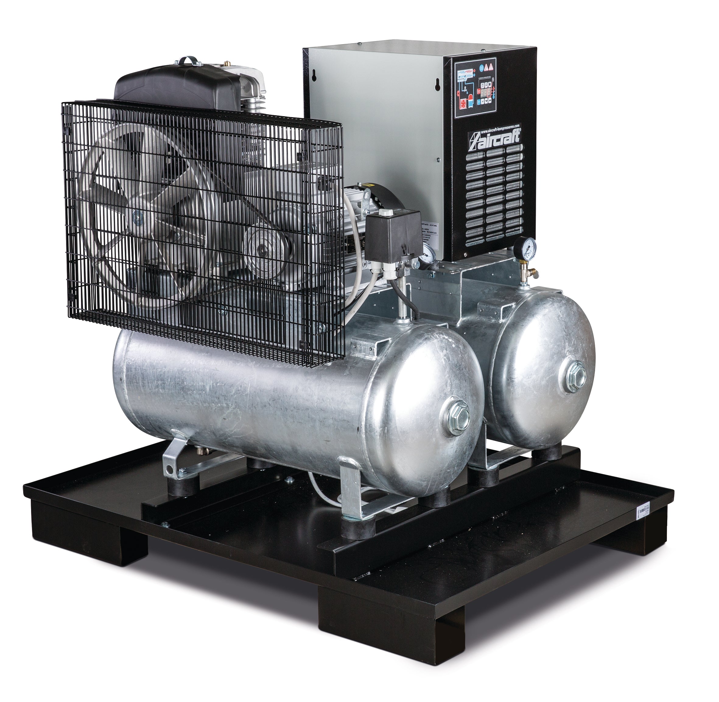 Stationär kolvkompressor AIRPROFI DUO 703 / 2×75 / 13K
