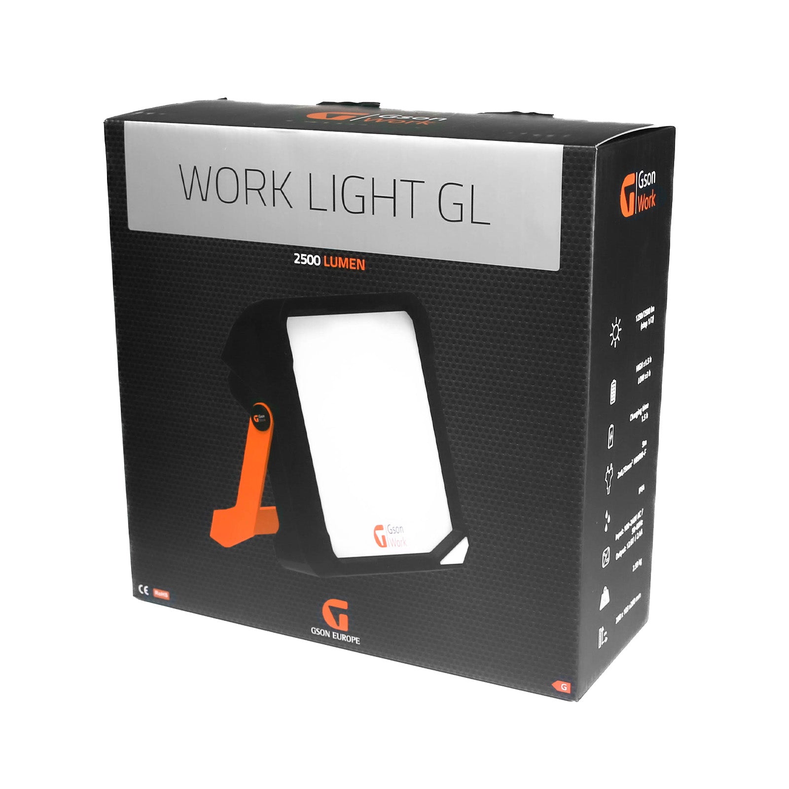 Arbetslampa GL 2500 lumen | GSON