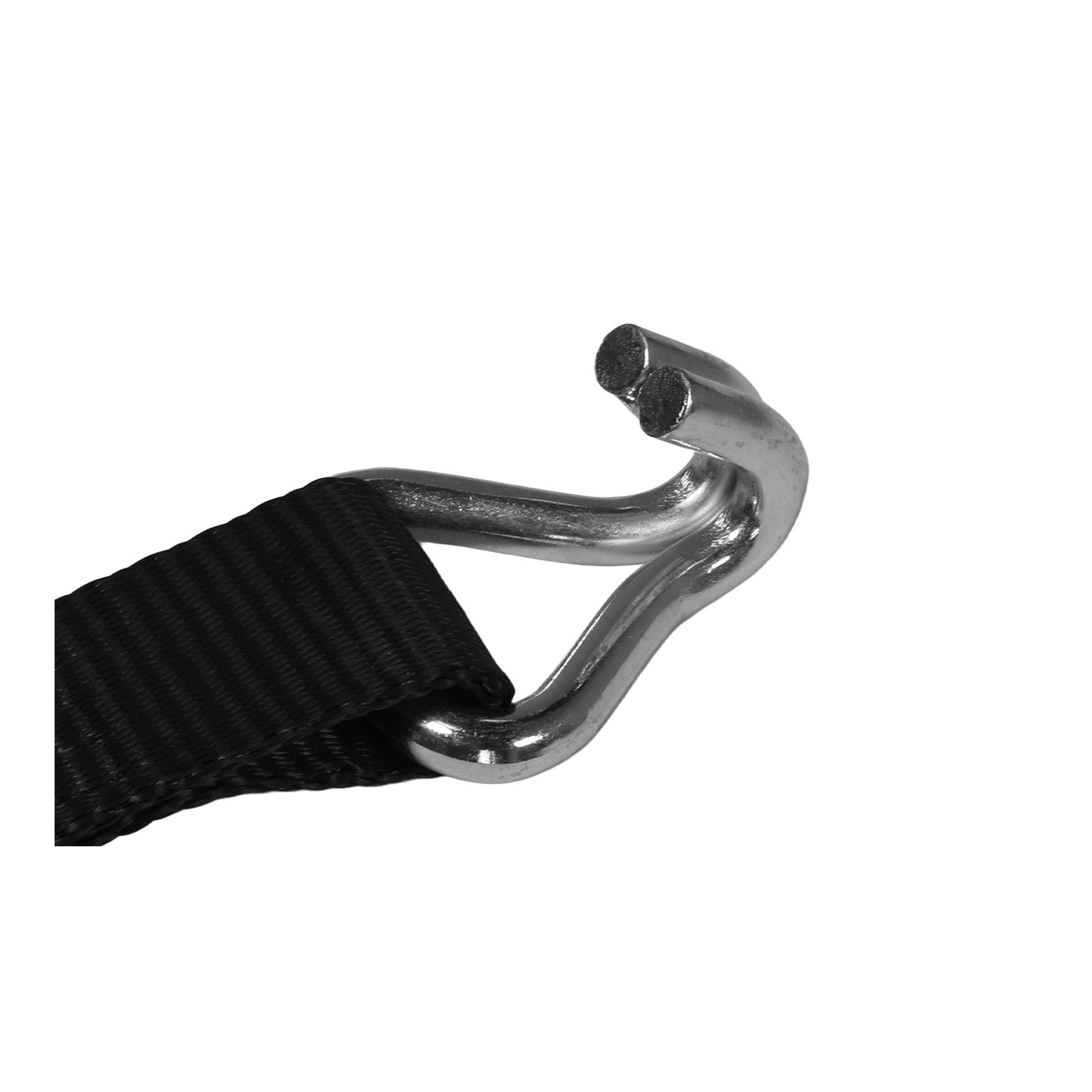 Spännband 2-delat 50 mm 9,5 + 0,5 m, 5 ton, dubbel J-krok – svart | GSON