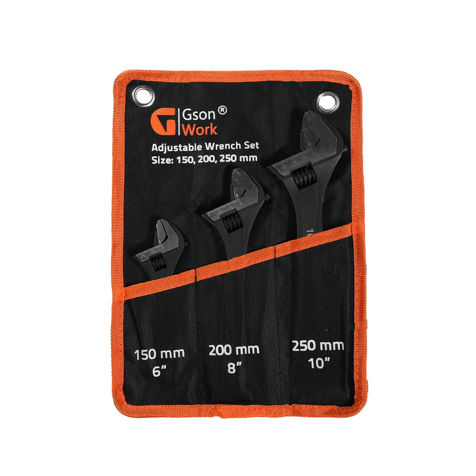 Skiftnyckelsats 3 delar 6–10″