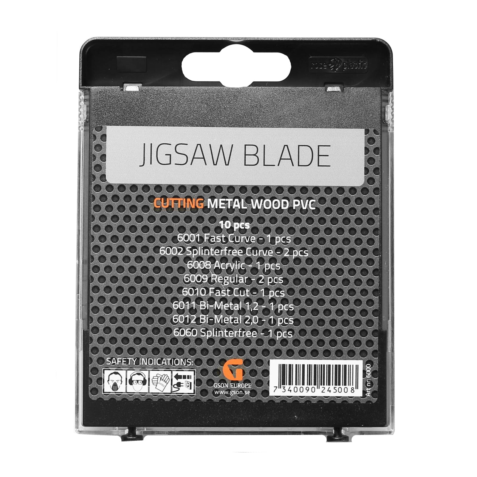 Sticksågblad Set 10 delar | GSON