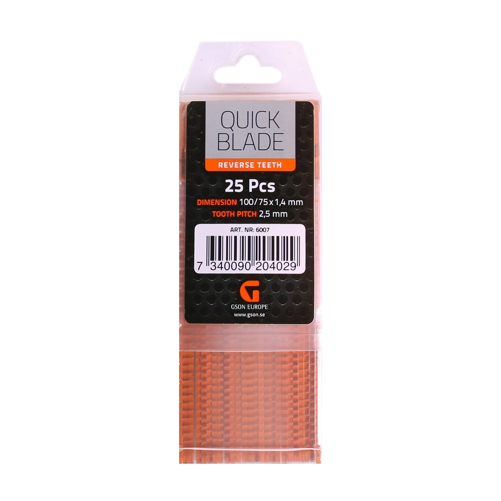 Sticksågsblad omvänd tandning 25 st | GSON