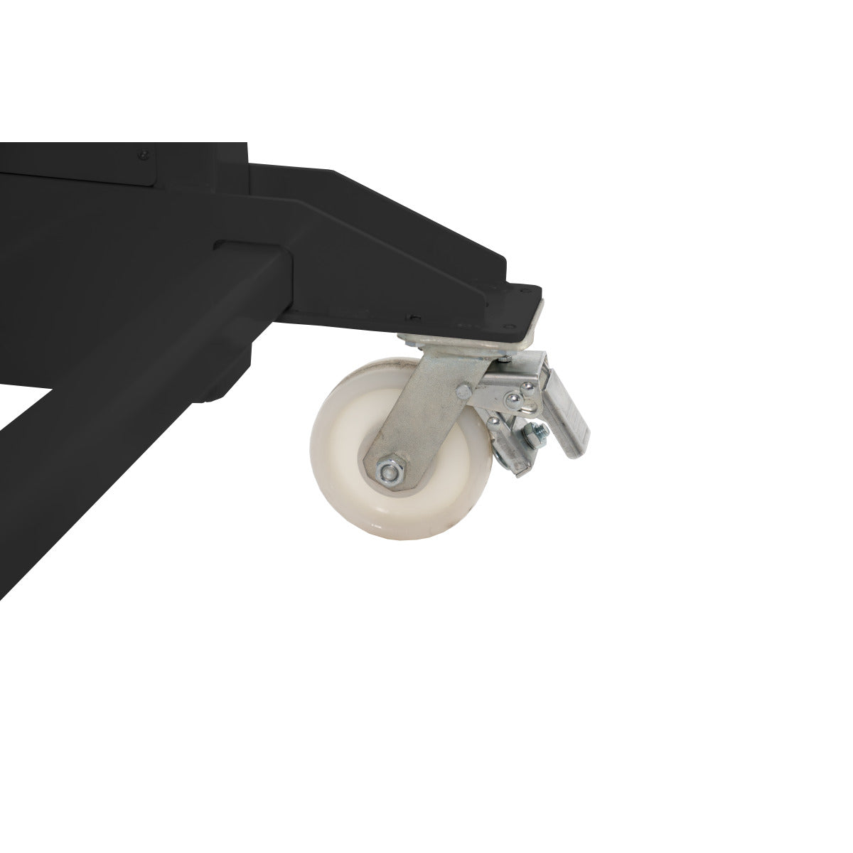 Arbets- och monteringsbord med perforerad gallerplatta i bokmultiplex AMT 500 BL | Unicraft