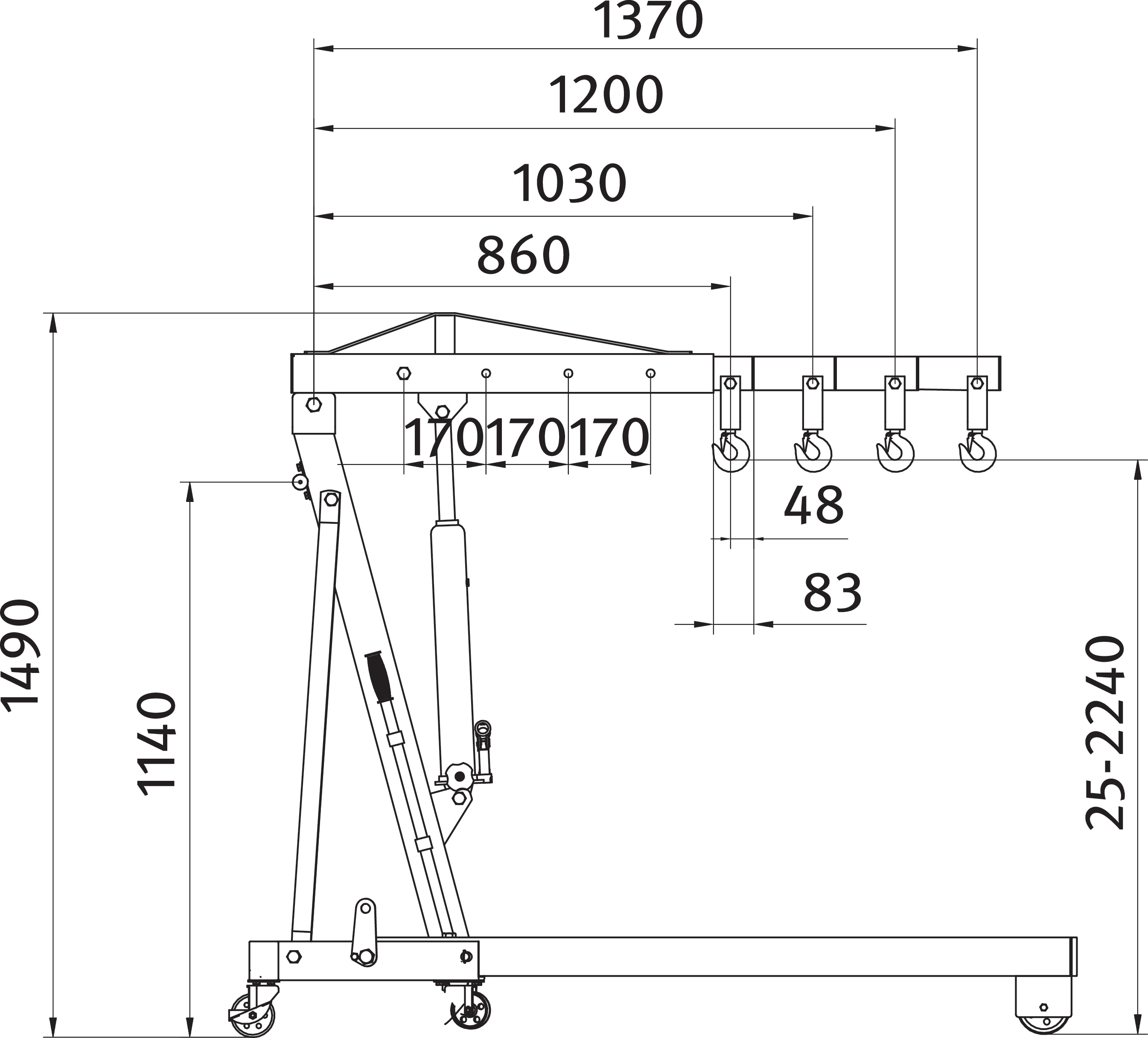 Verkstadskran WK 2003