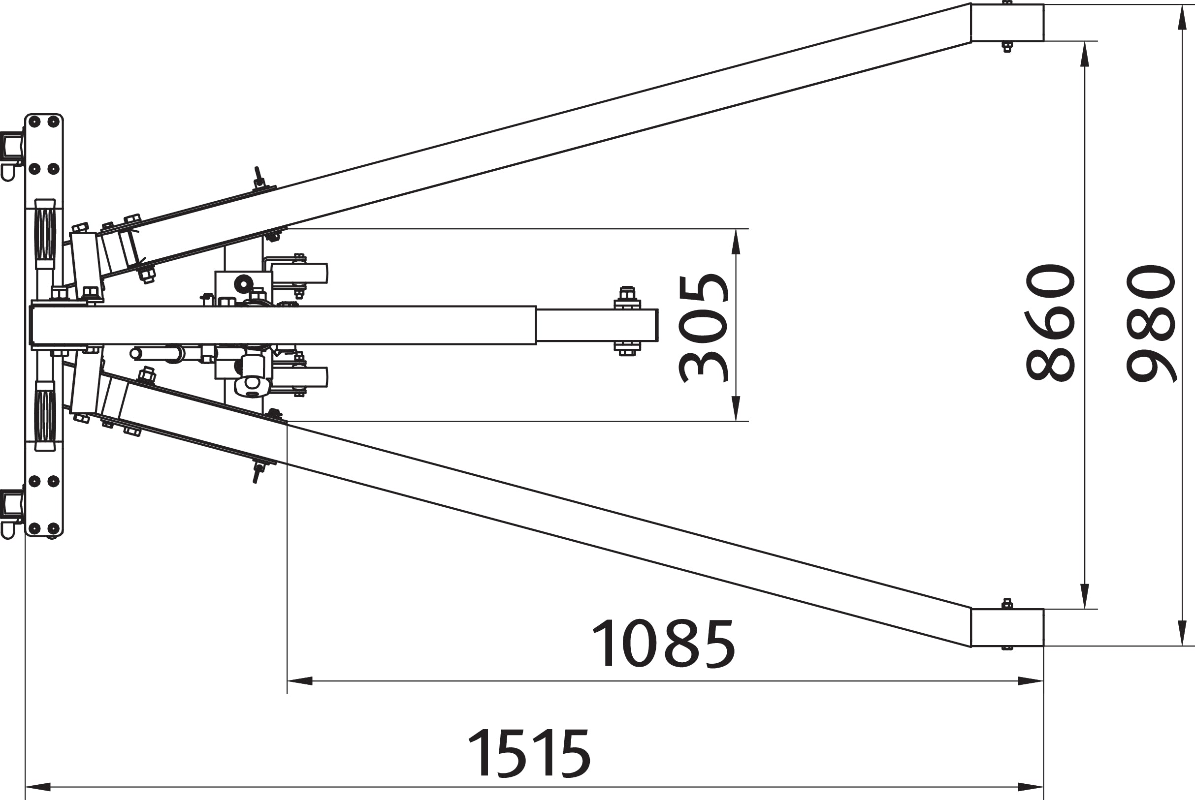 Verkstadskran WK 1003 LP