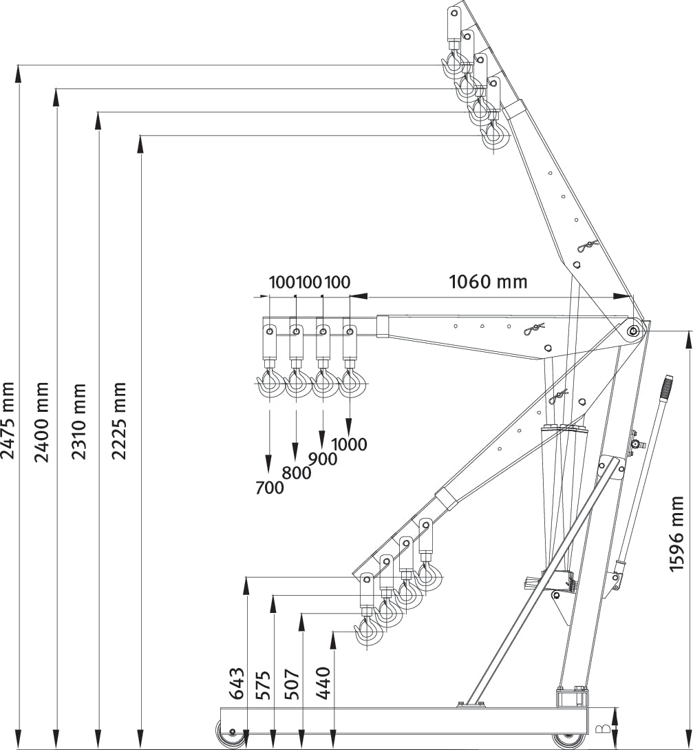 Verkstadskran WKP 1000