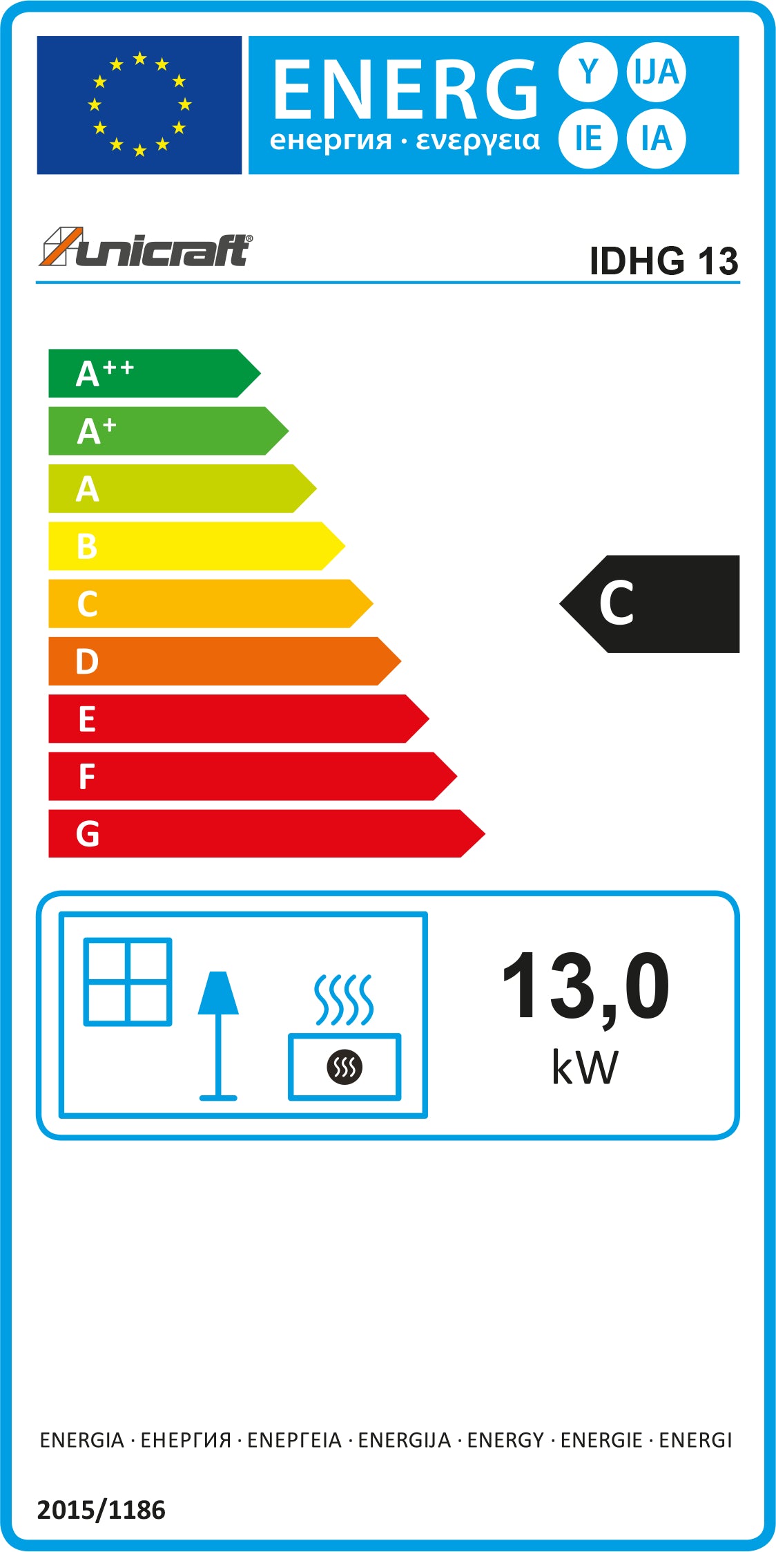 Infraröd dieselvärmare IDHG 13