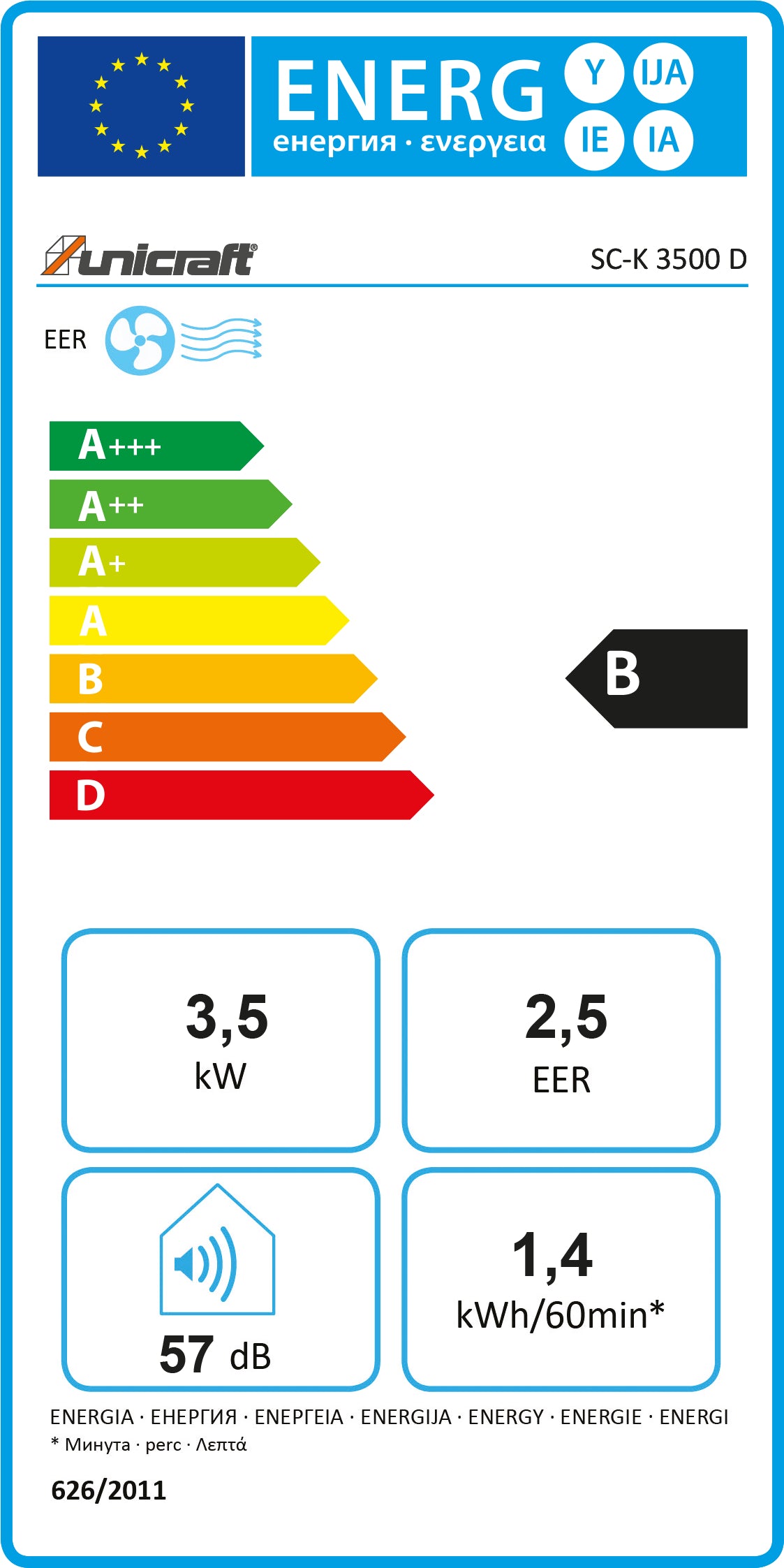 Luftkonditionering (AC) – mobil industriell punktkylning – SC-K 3500 D