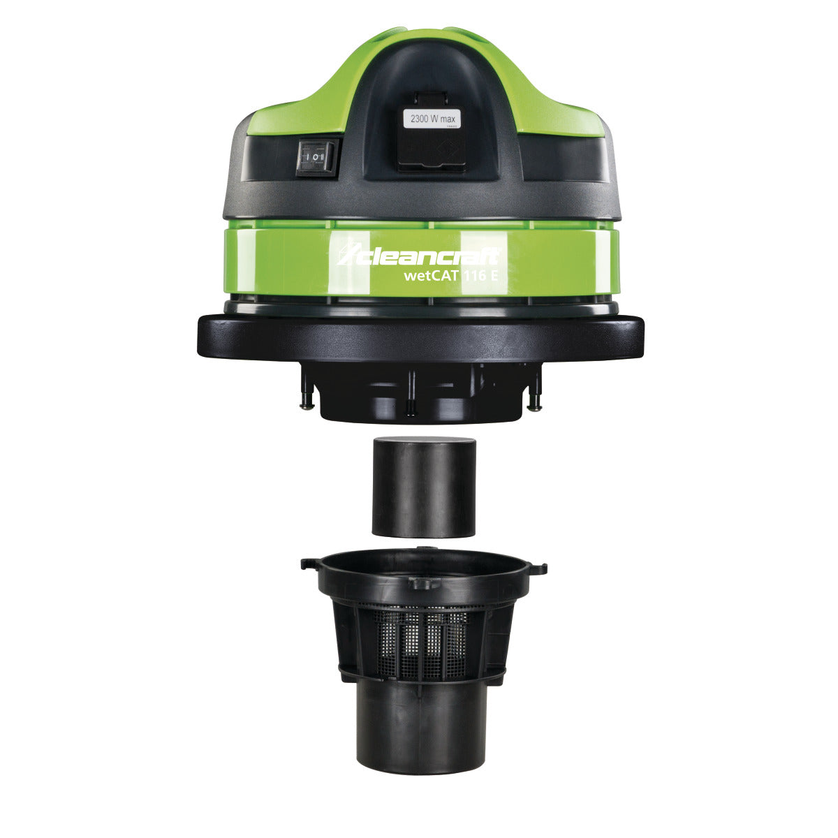 Cleancraft wetCAT 116 E – Kompakt våt-/torrdammsugare för vätskor och fasta partiklar