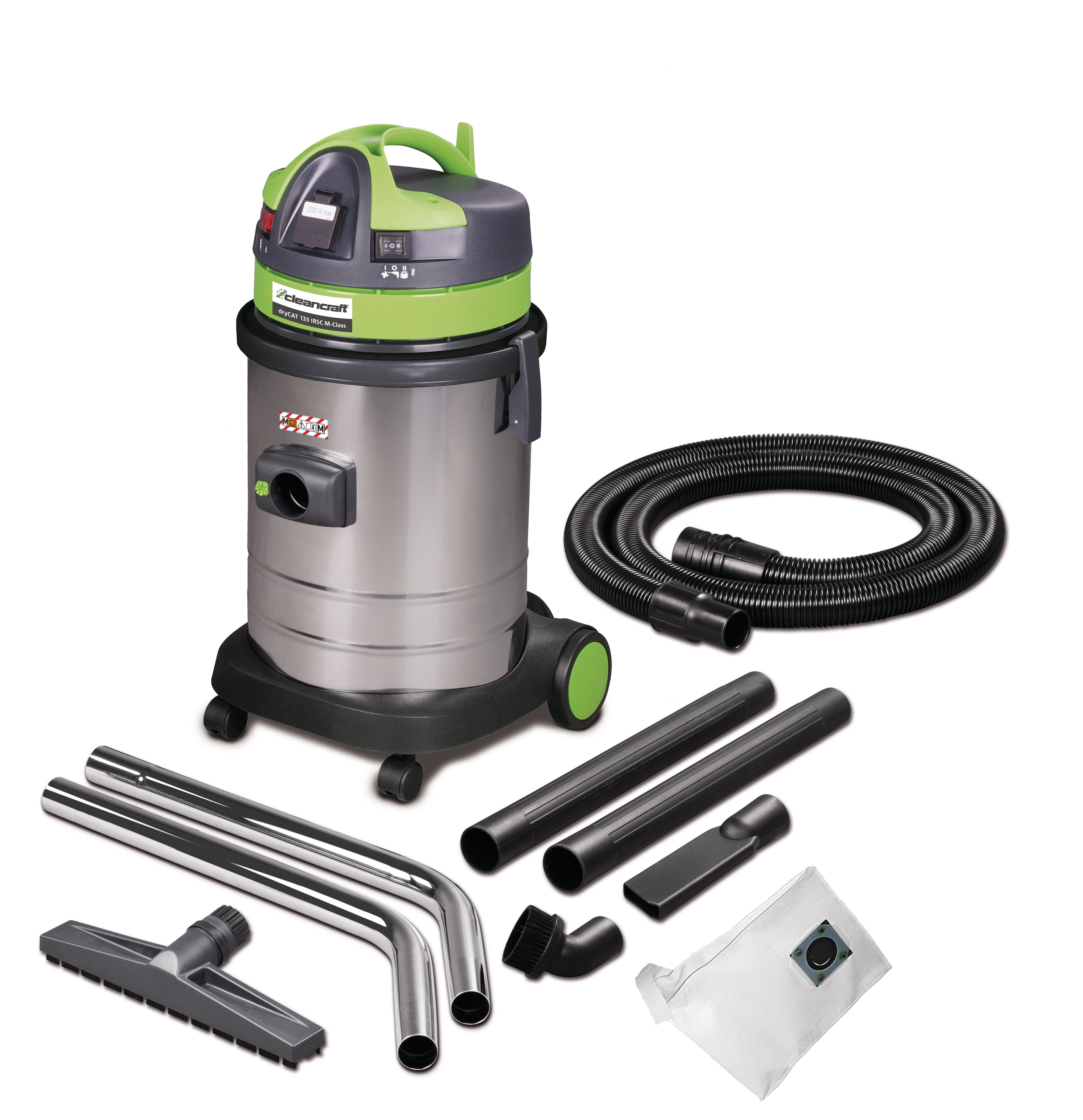 Cleancraft dryCAT 133 IRSC M-Class – Industridammsugare för skadligt damm (M-klass)