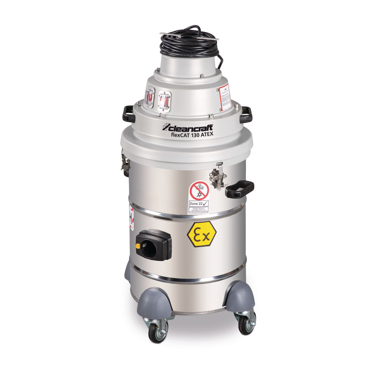 Cleancraft flexCAT 130 ATEX – Explosionssäker industridammsugare