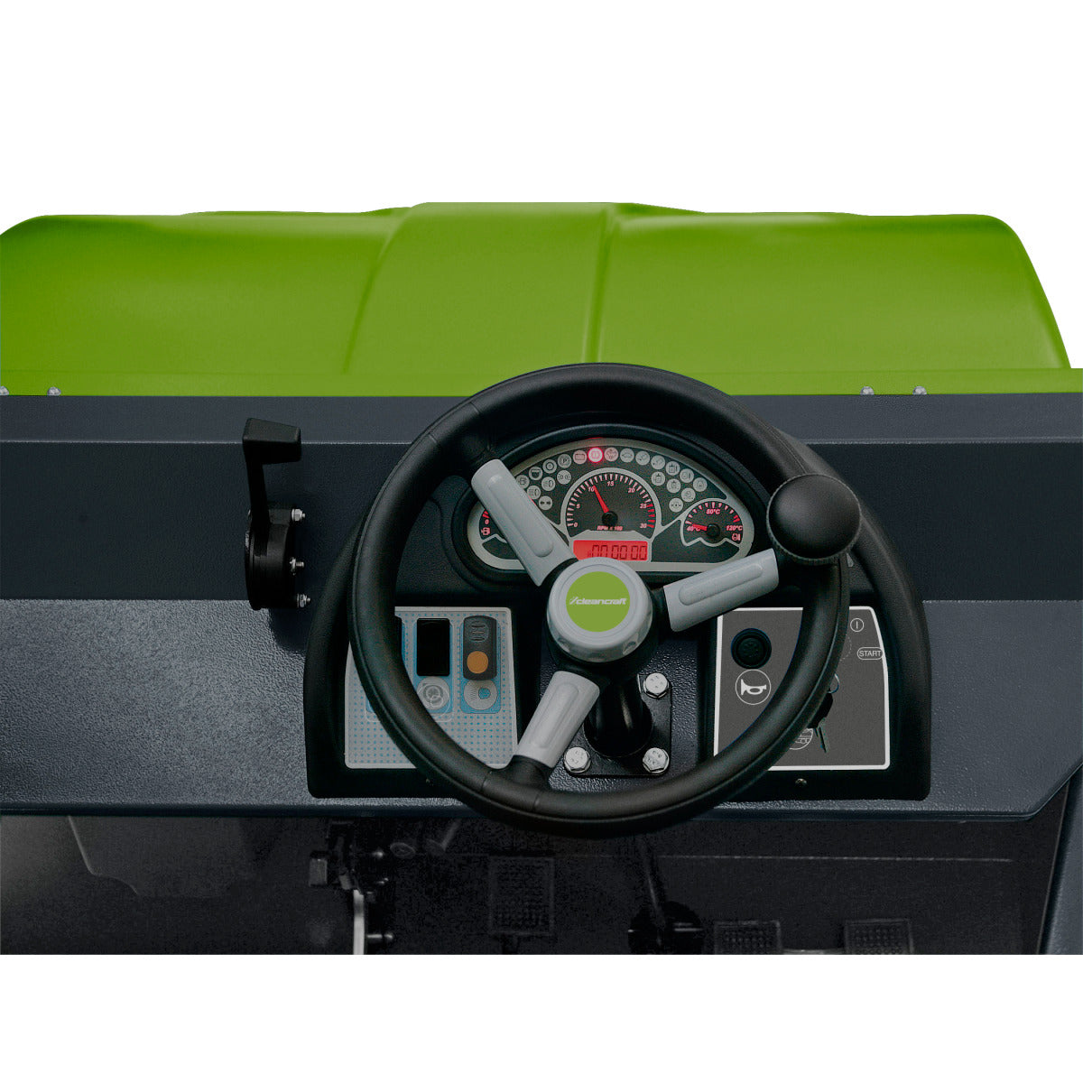 Cleancraft AUKM 900 – Kompakt åkbar sopmaskin för utomhusmiljöer