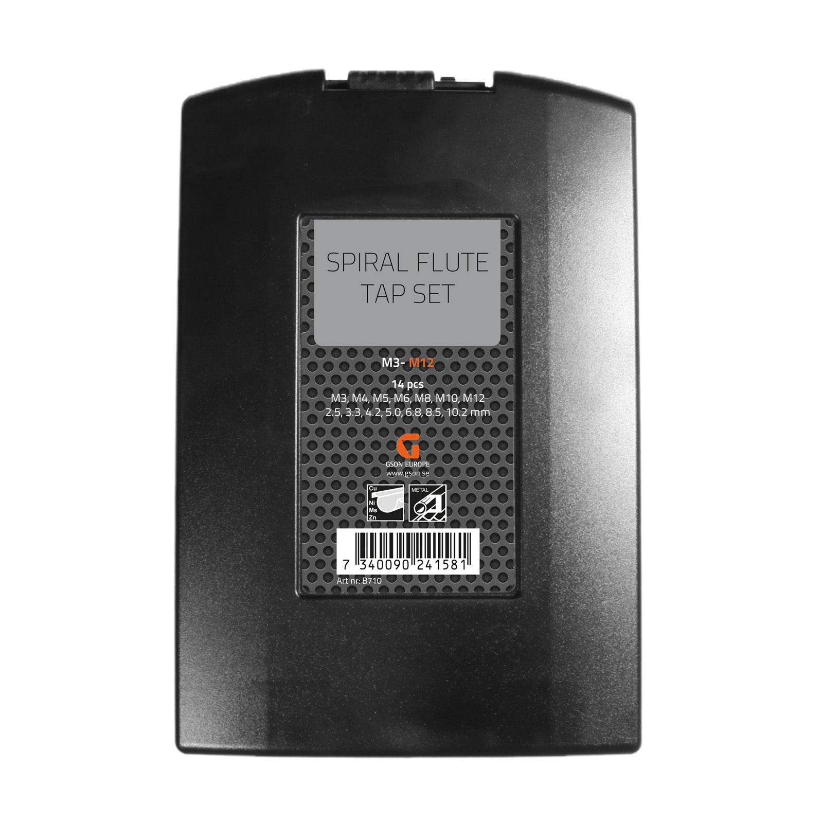 Spiralgängtappsats HSS M2 M3–M12 | GSON