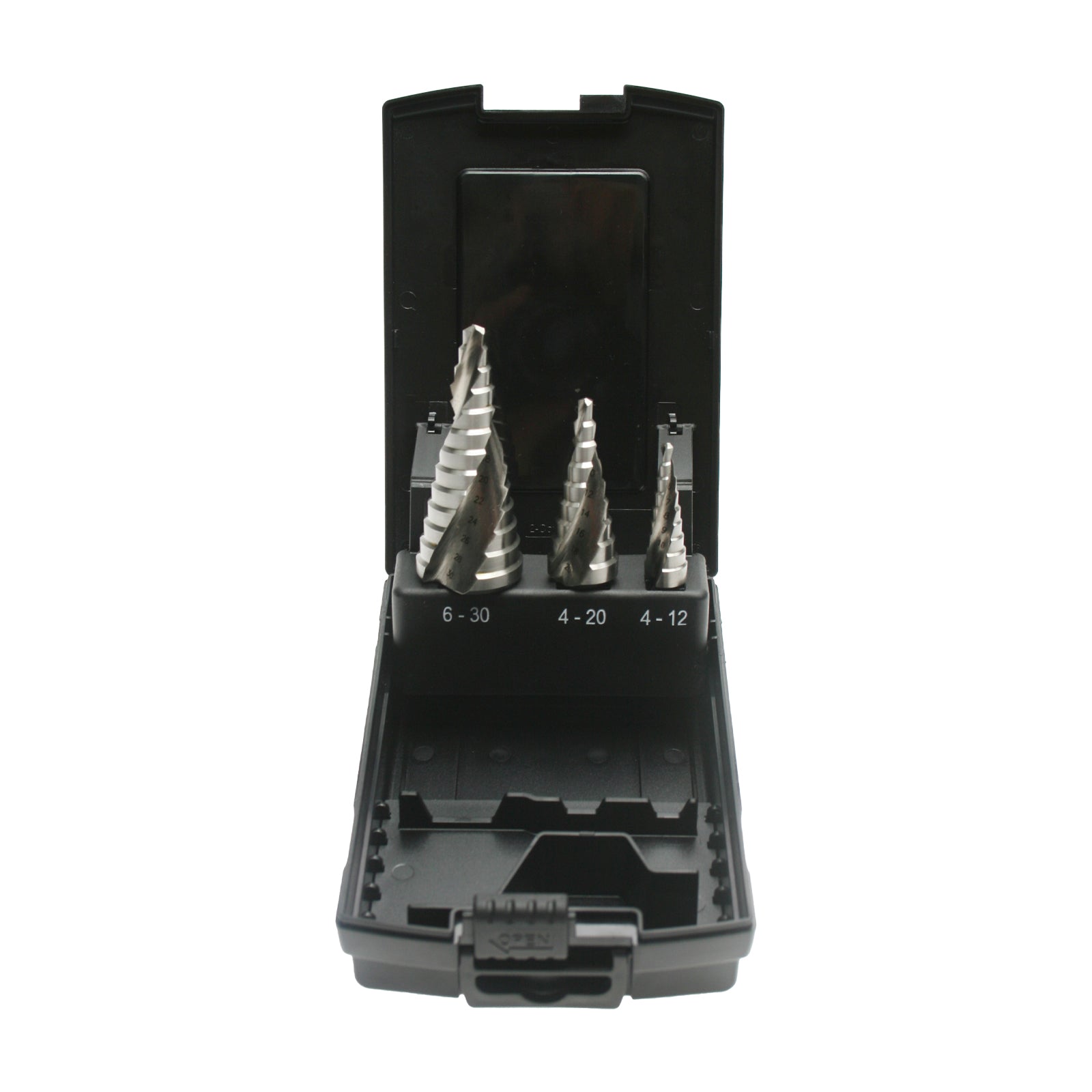 Stegborrsats 4–30 mm