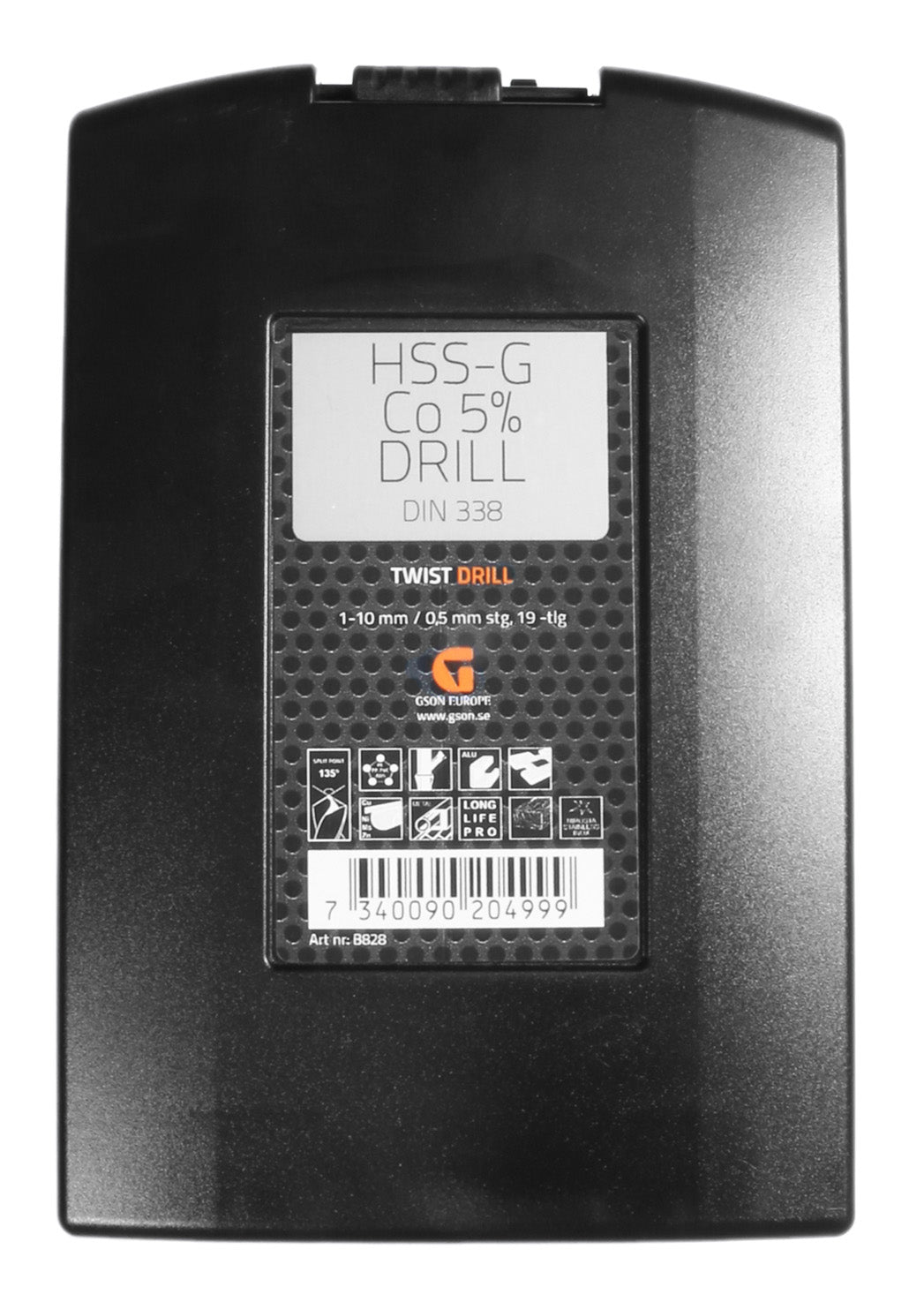 HSS-G Kobolt 5% Borrsats 1–10 mm | GSON