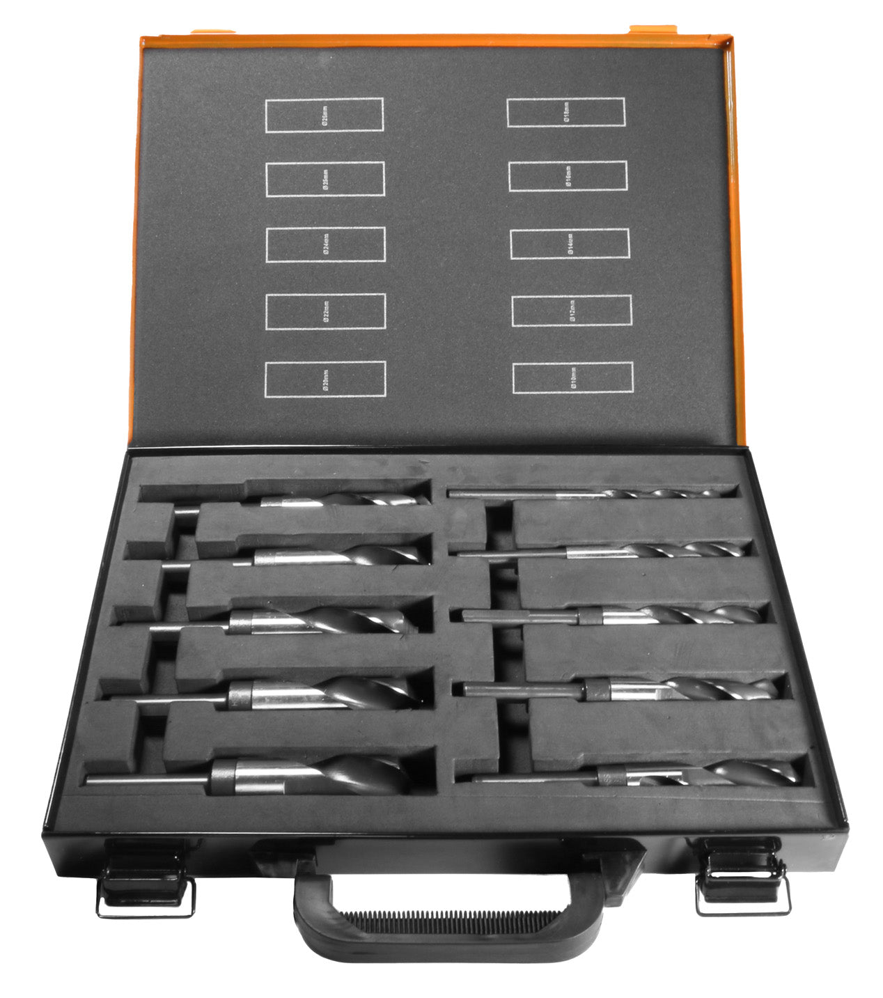 HSS-G Borrsats Reducerat Skaft 10–26 mm 10 delar