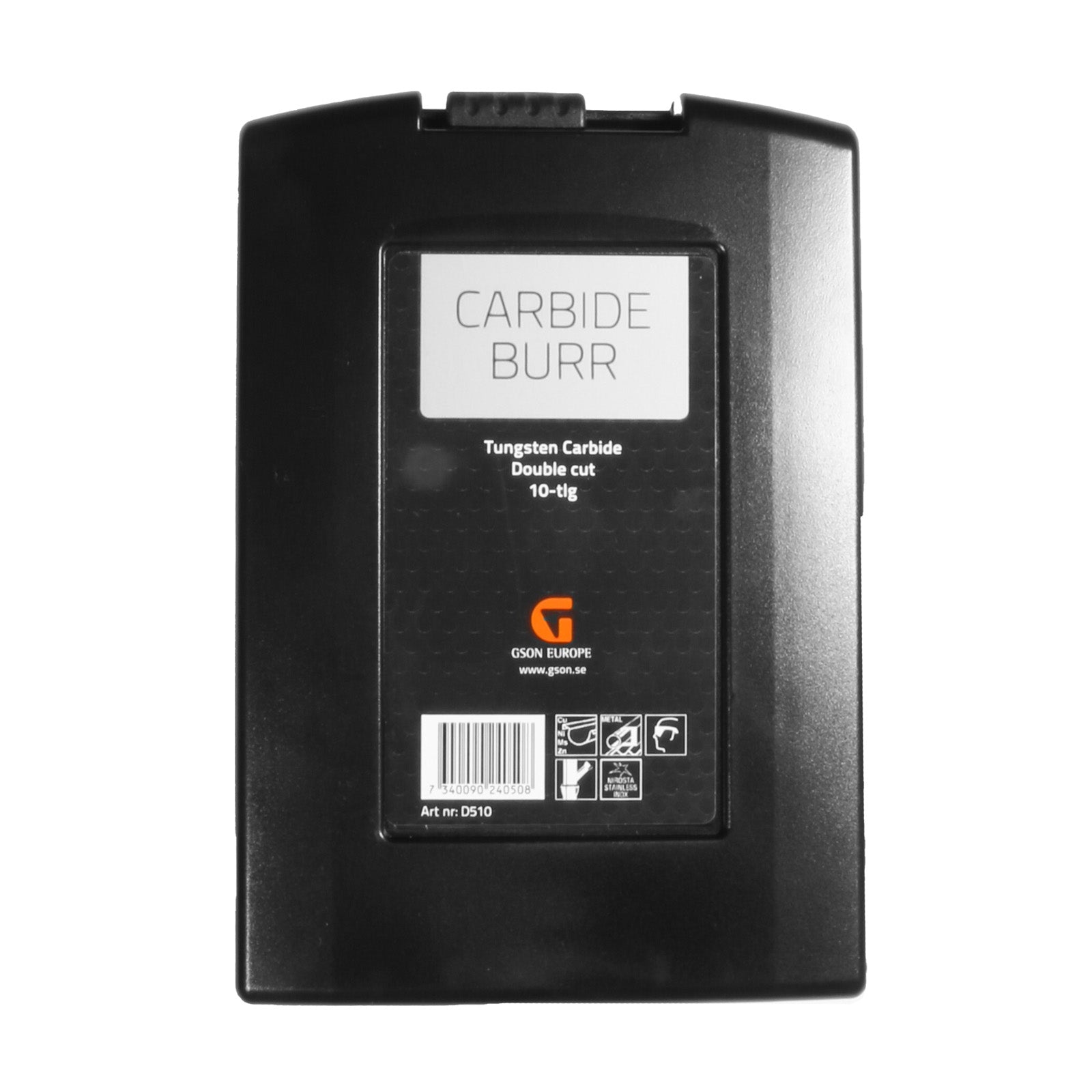 Hårdmetallfrässats 10 delar | GSON