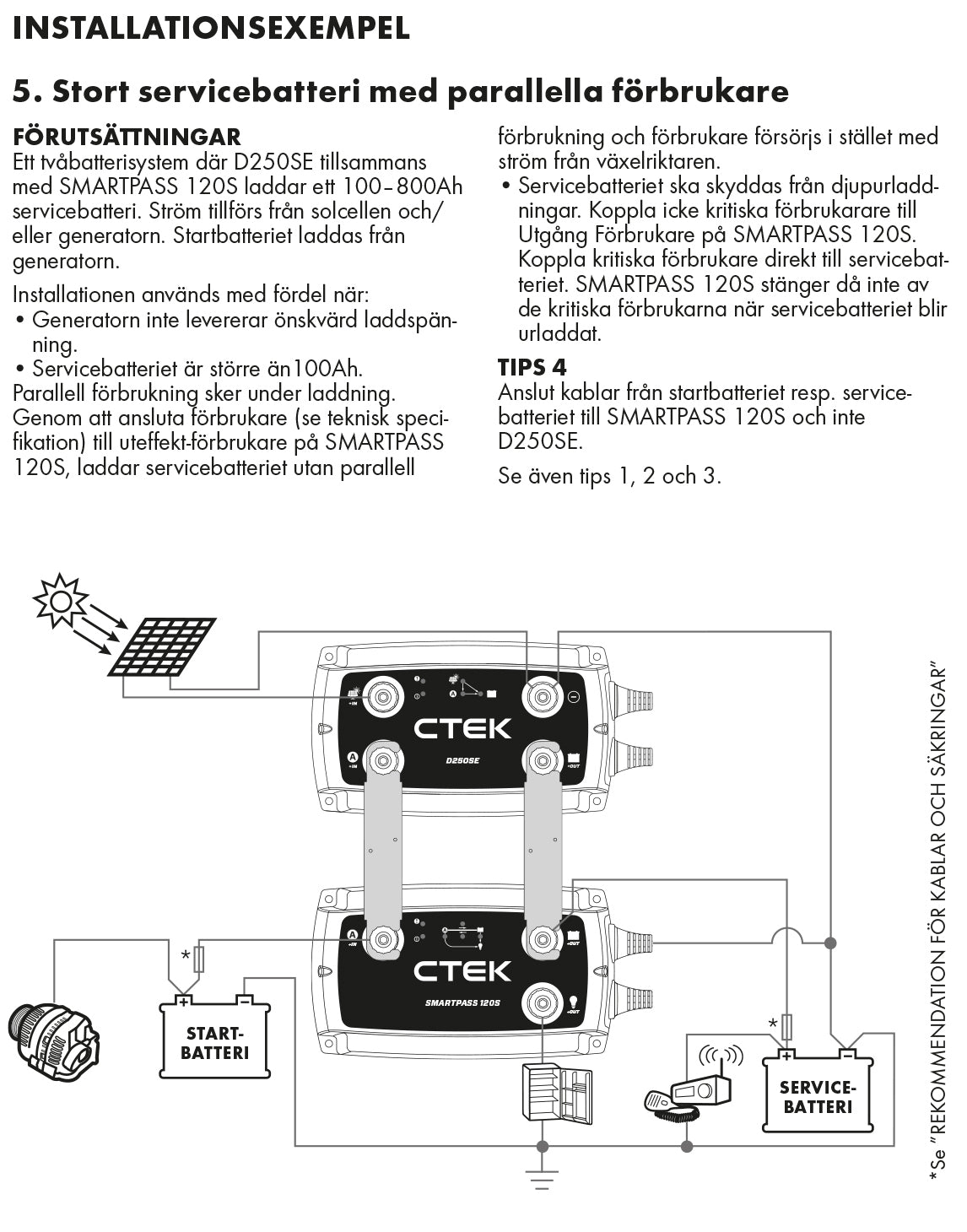 BATTERILADDARE CTEK D250SE