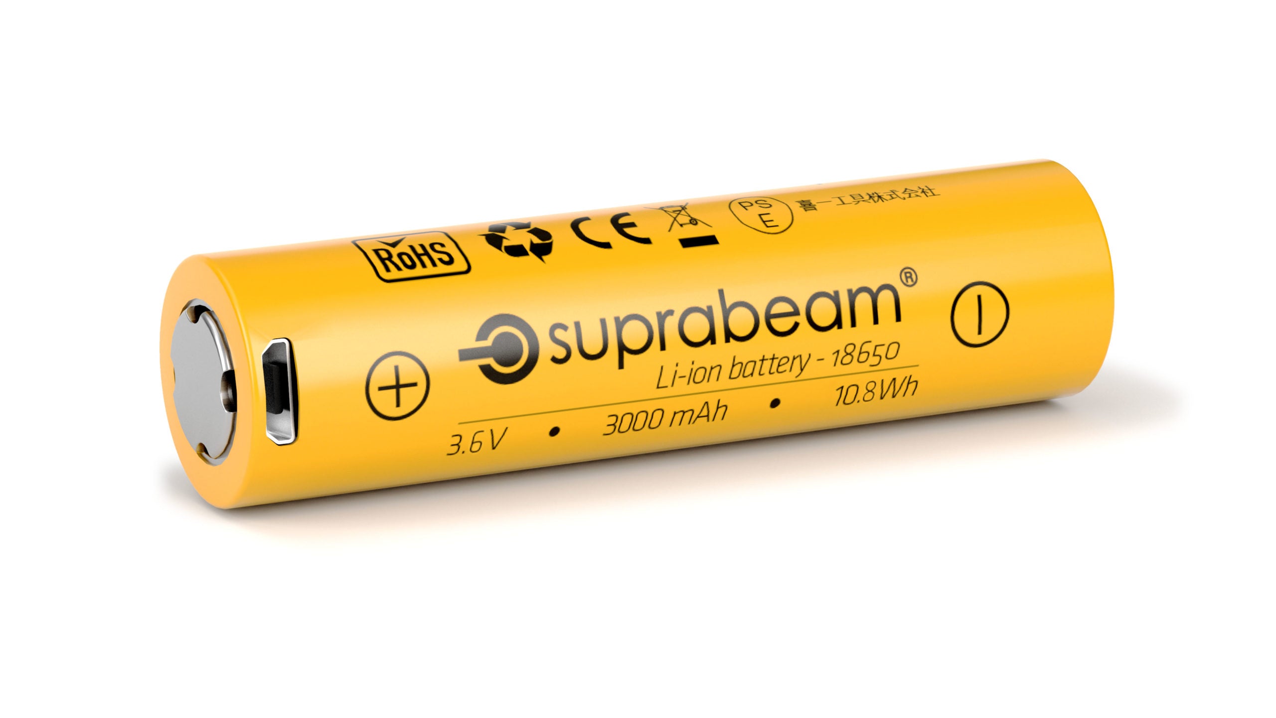 BATTERI 18650 MED USB 3000 MAH