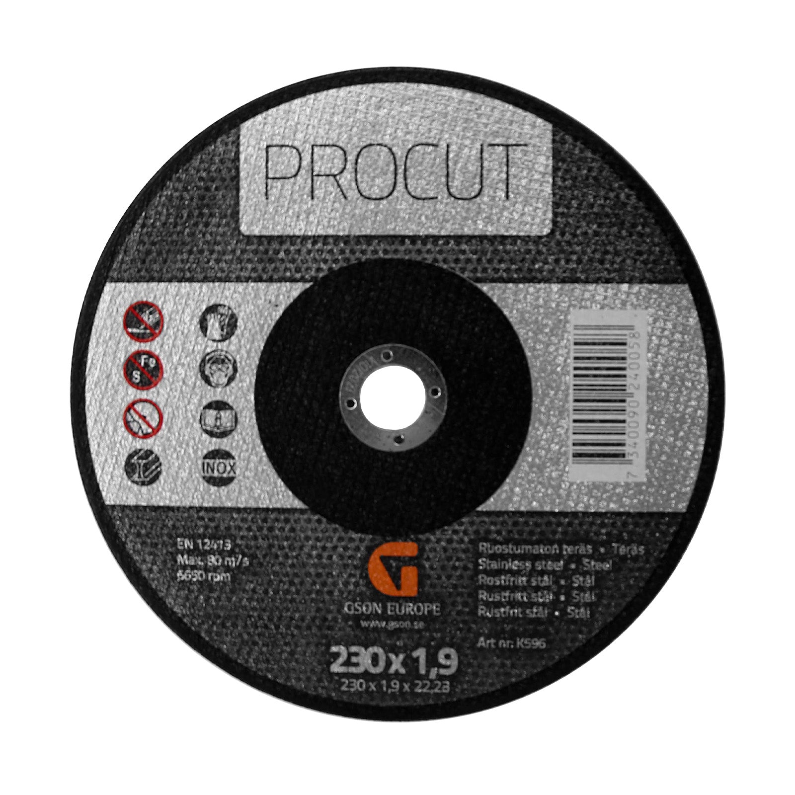 Procut 230 x 19 x 2223 mm – Kapskiva | GSON