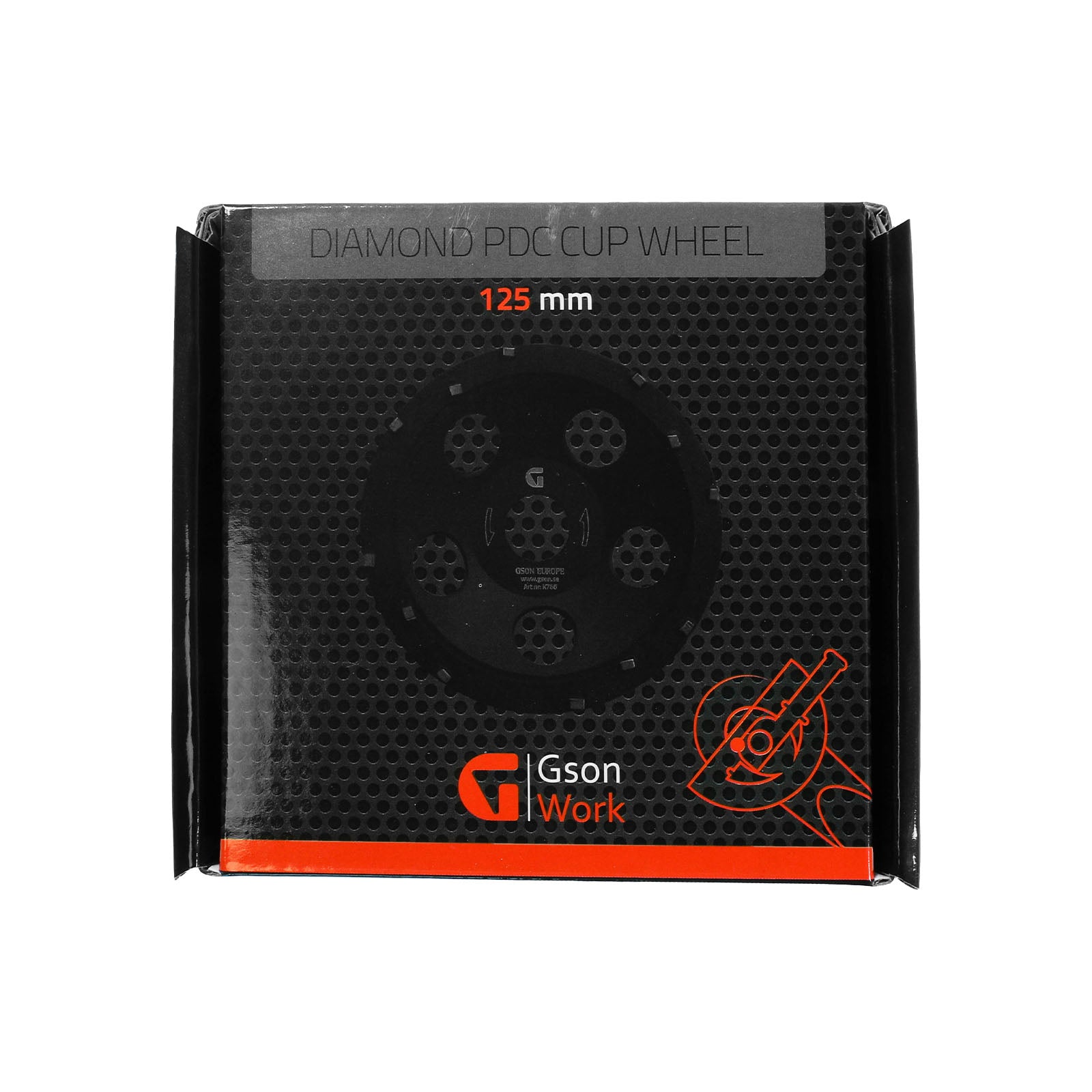 PCD-slipskål 125 x 15 x 12 x 2223 mm | GSON