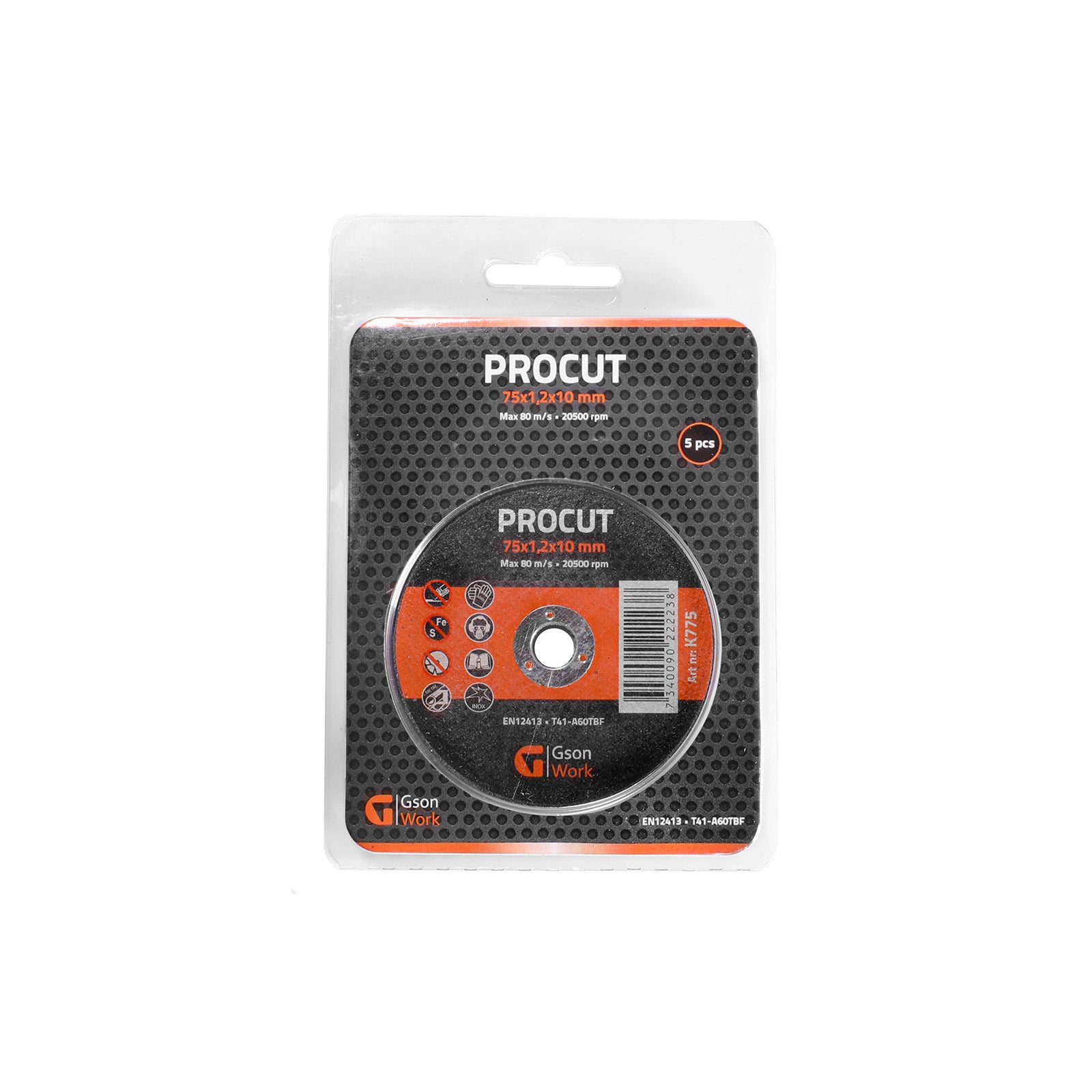 Procut Kapskiva 75 x 12 x 10 mm 5 st | GSON