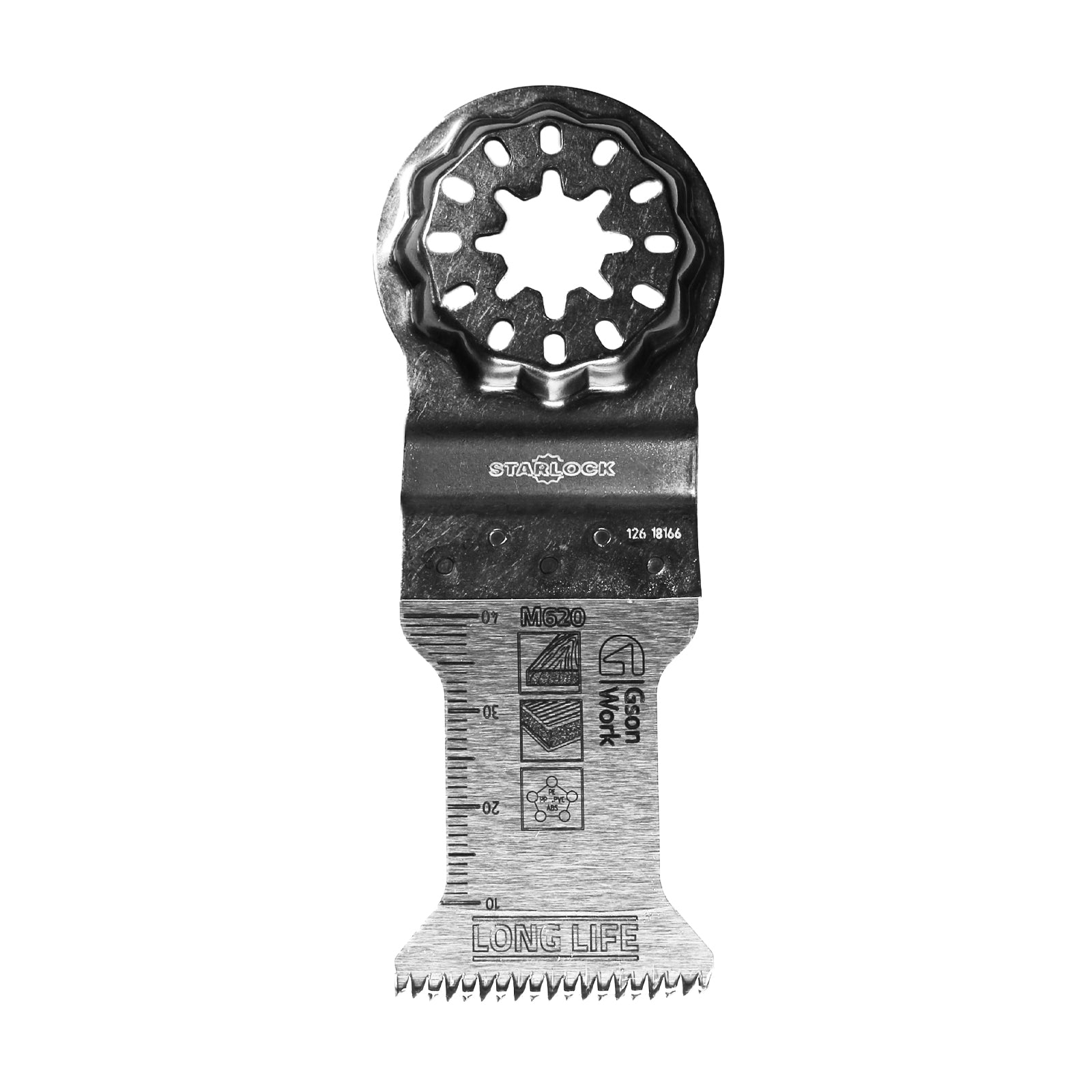 Multisågblad Starlock trä Japantandning 35 × 42 mm