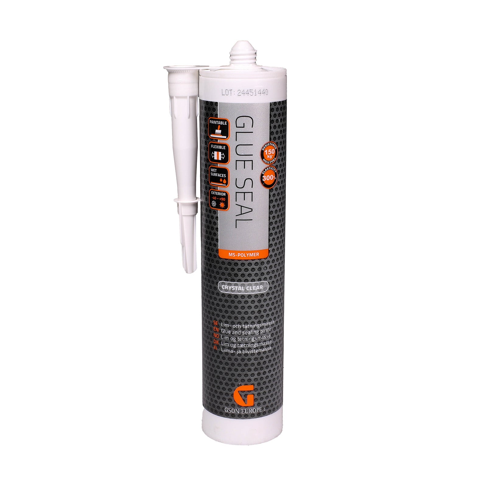 Lim- & Tätningsmassa Crystal Clear 290 ml | GSON