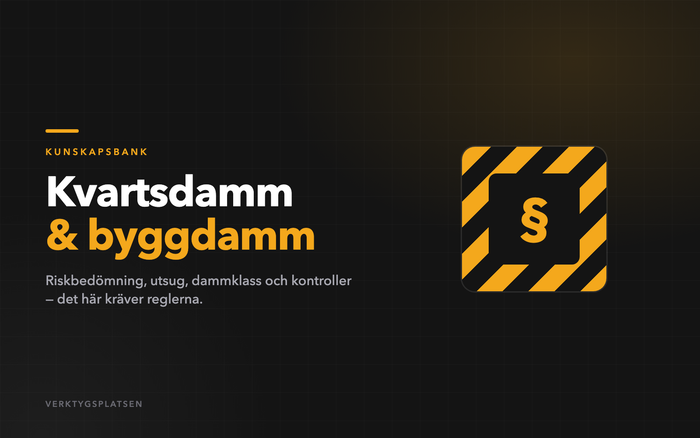 Kvartsdamm och byggdamm — det här kräver reglerna