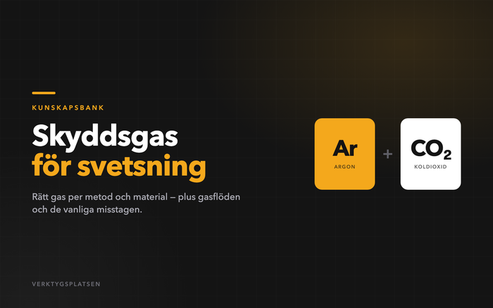 Skyddsgas för svetsning — välj rätt gas till MIG, MAG och TIG