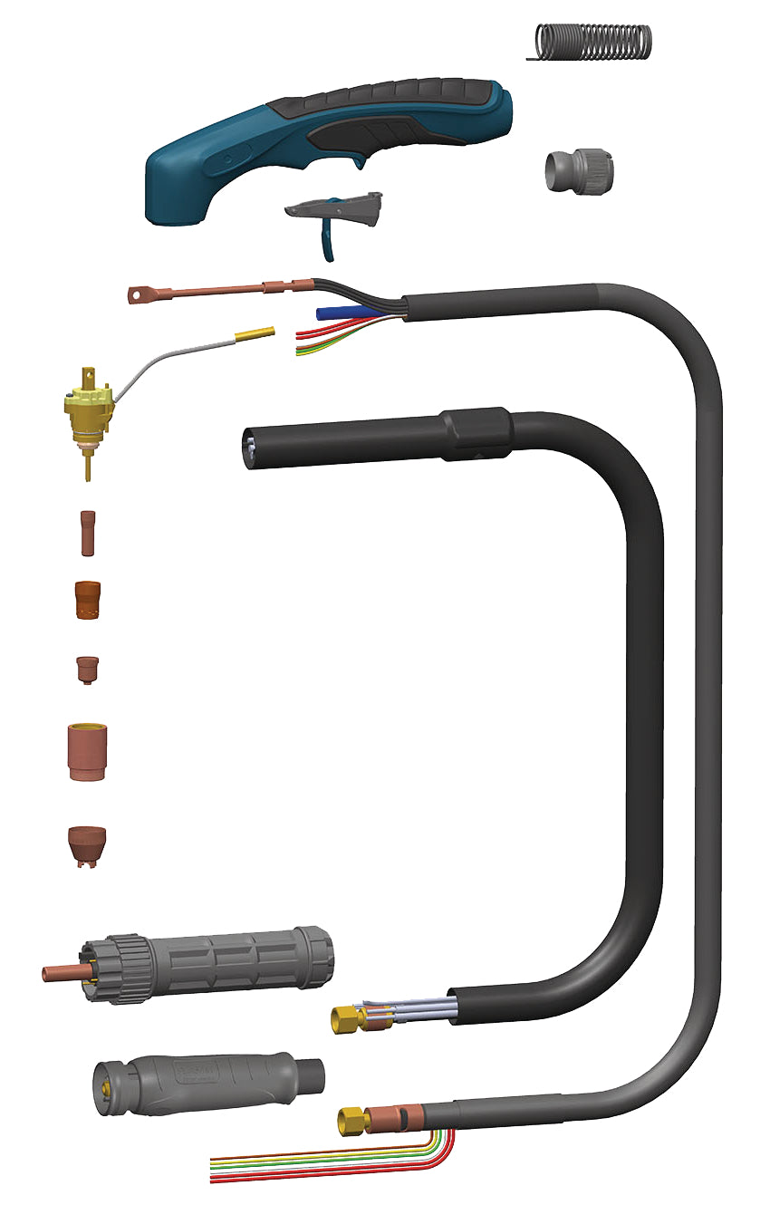 Pluscut 65 / 6 m incl. Euro central connection Plasmabrännare