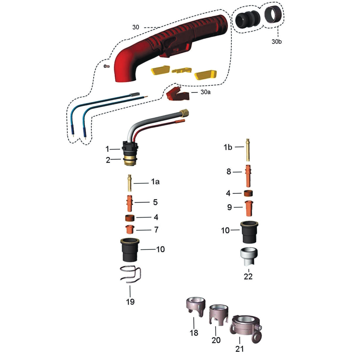  A 81 6m Plasmabrännare, luftkyld | Schweisskraft