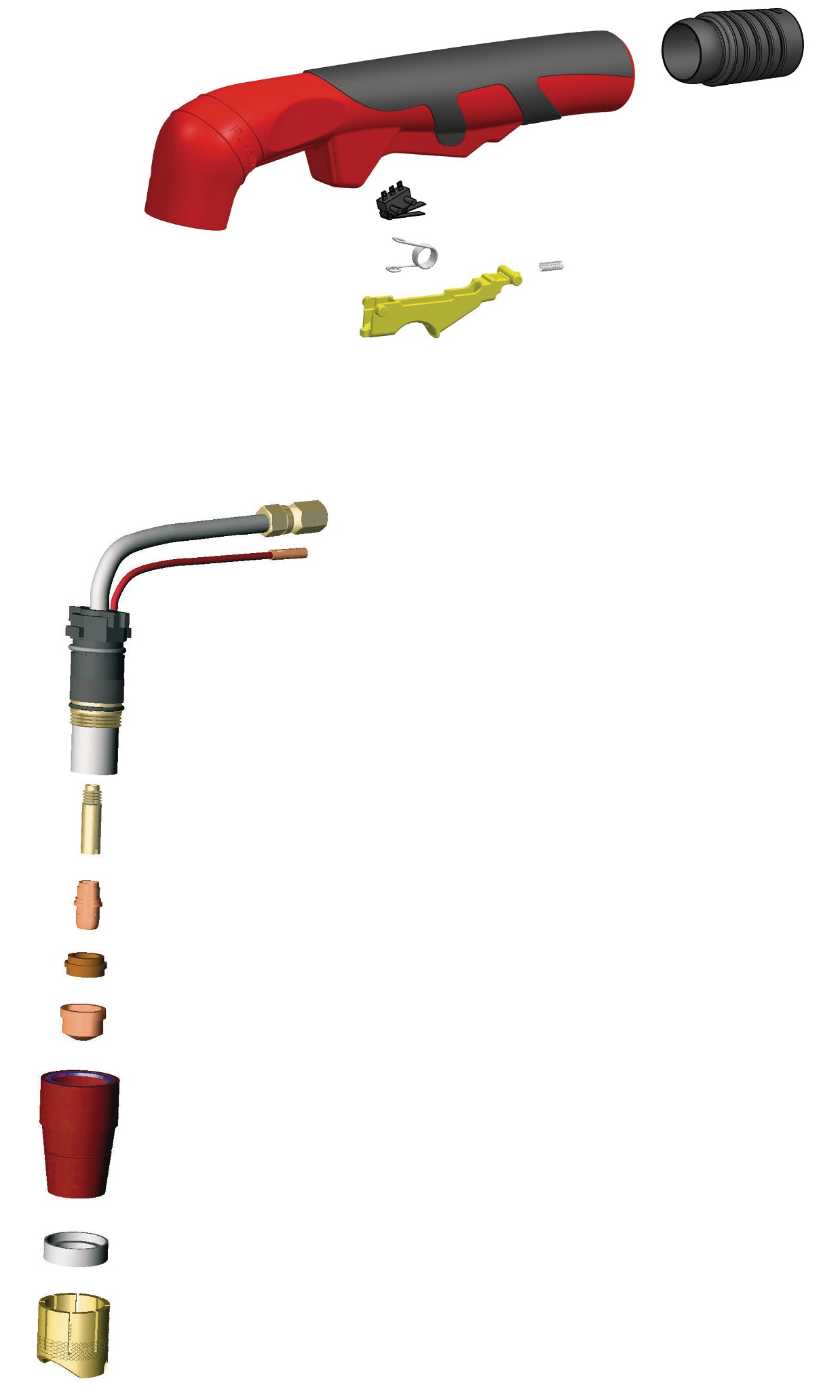 A 151 6m Plasmabrännare, luftkyld