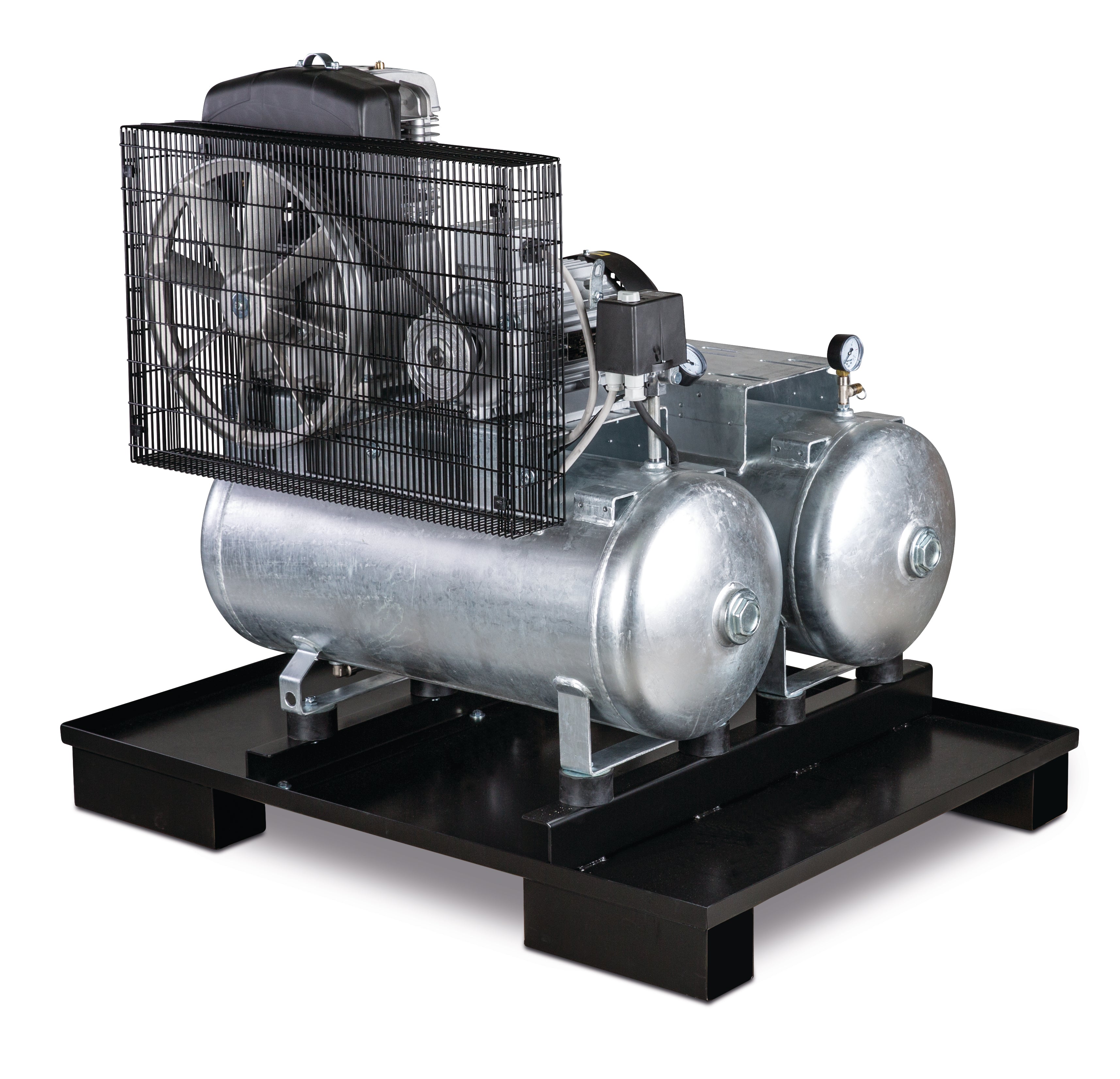 Stationär kolvkompressor AIRPROFI DUO 703 / 2×75 / 13
