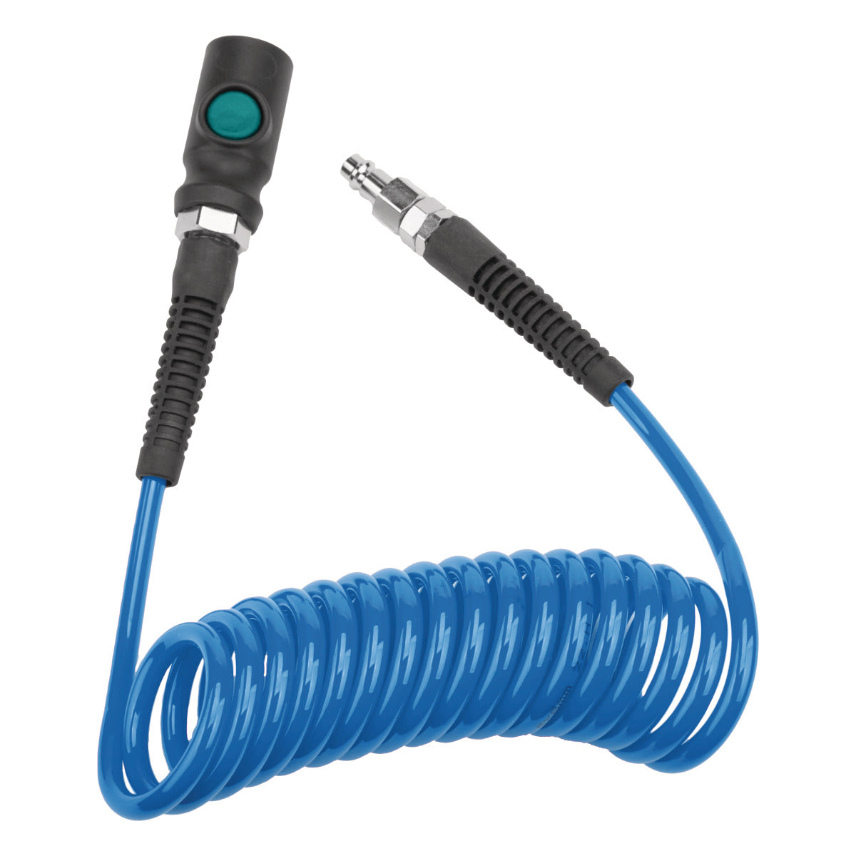 Spiralslang PU 5x8 mm 3m with one-hand safety coupling | Aircraft