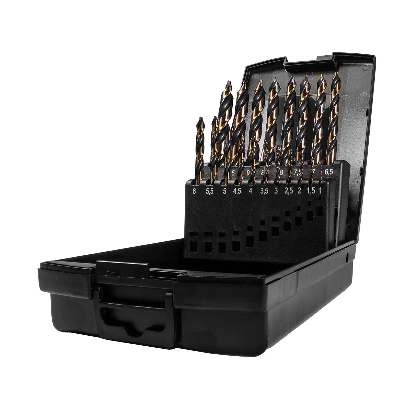 HSSE-Co 5% Stegborrsats 1–10 mm 19 delar