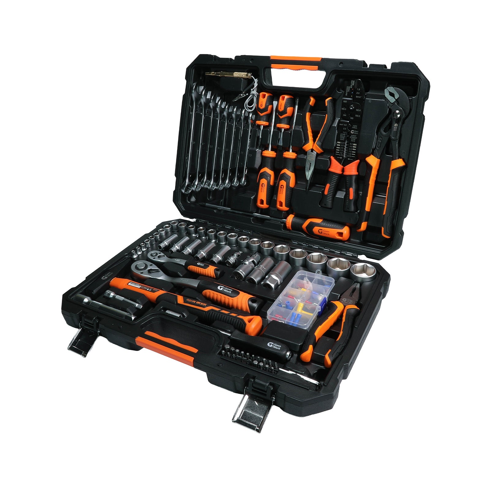 Hylsnyckelsats 1/4″ & 1/2″ – 105 delar