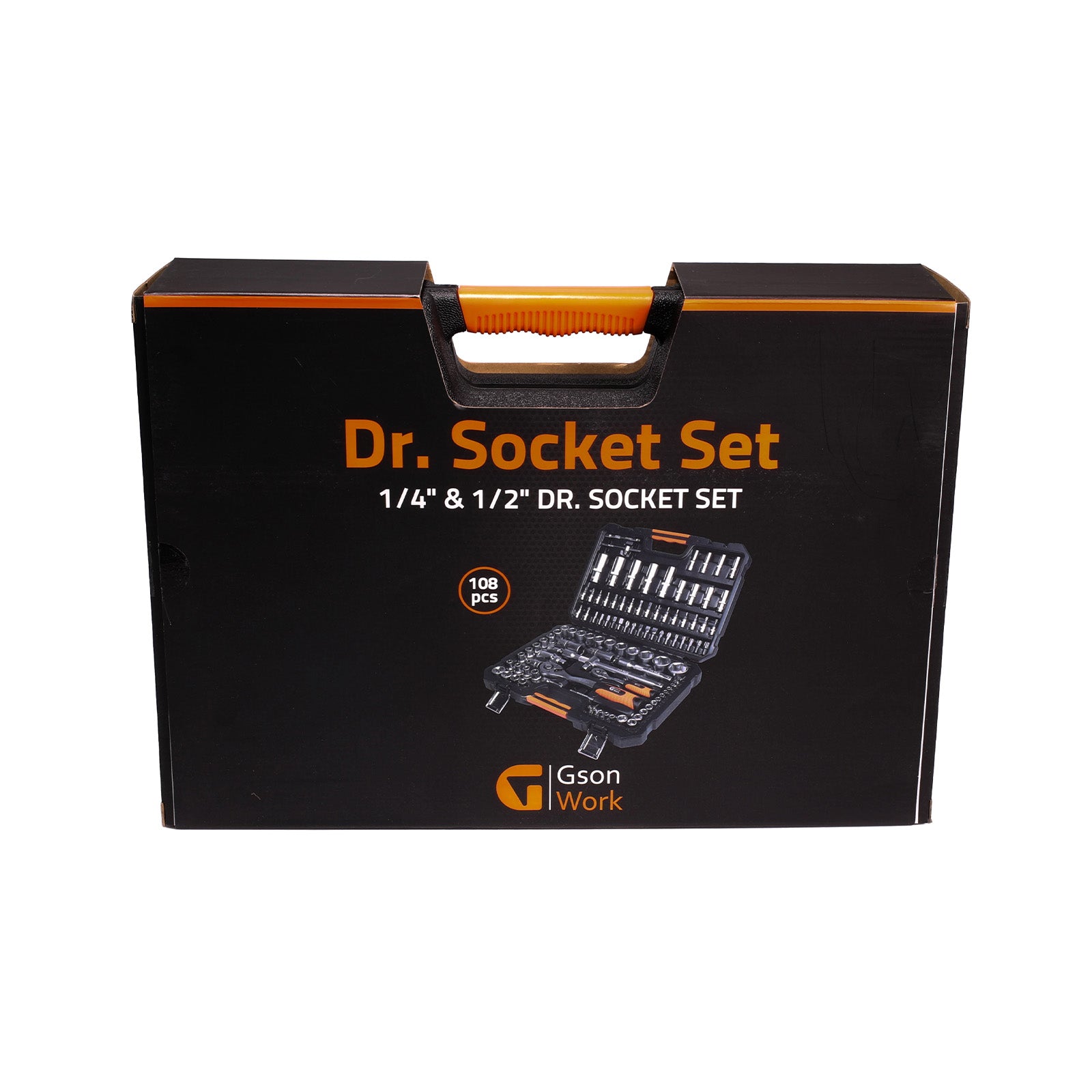 Hylsnyckelsats 1/4″ & 1/2″ – 108 delar | GSON