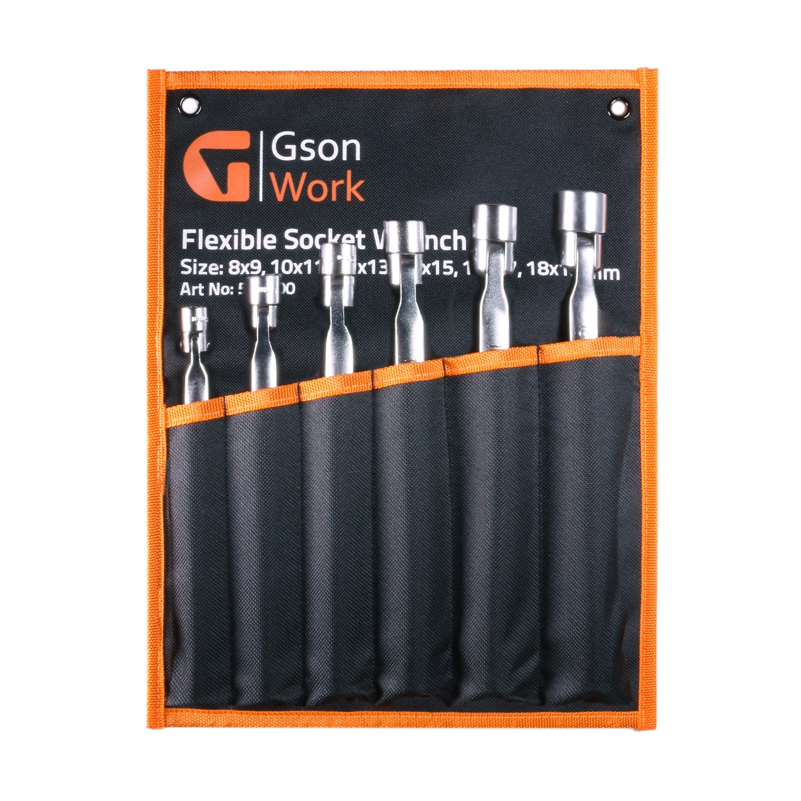 Dubbel Lednyckelsats Hylsa 8–19 mm 12PT 6 delar | GSON