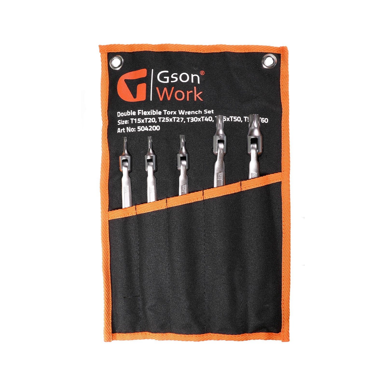 Dubbel Lednyckelsats Torx T15–T60 5 delar | GSON