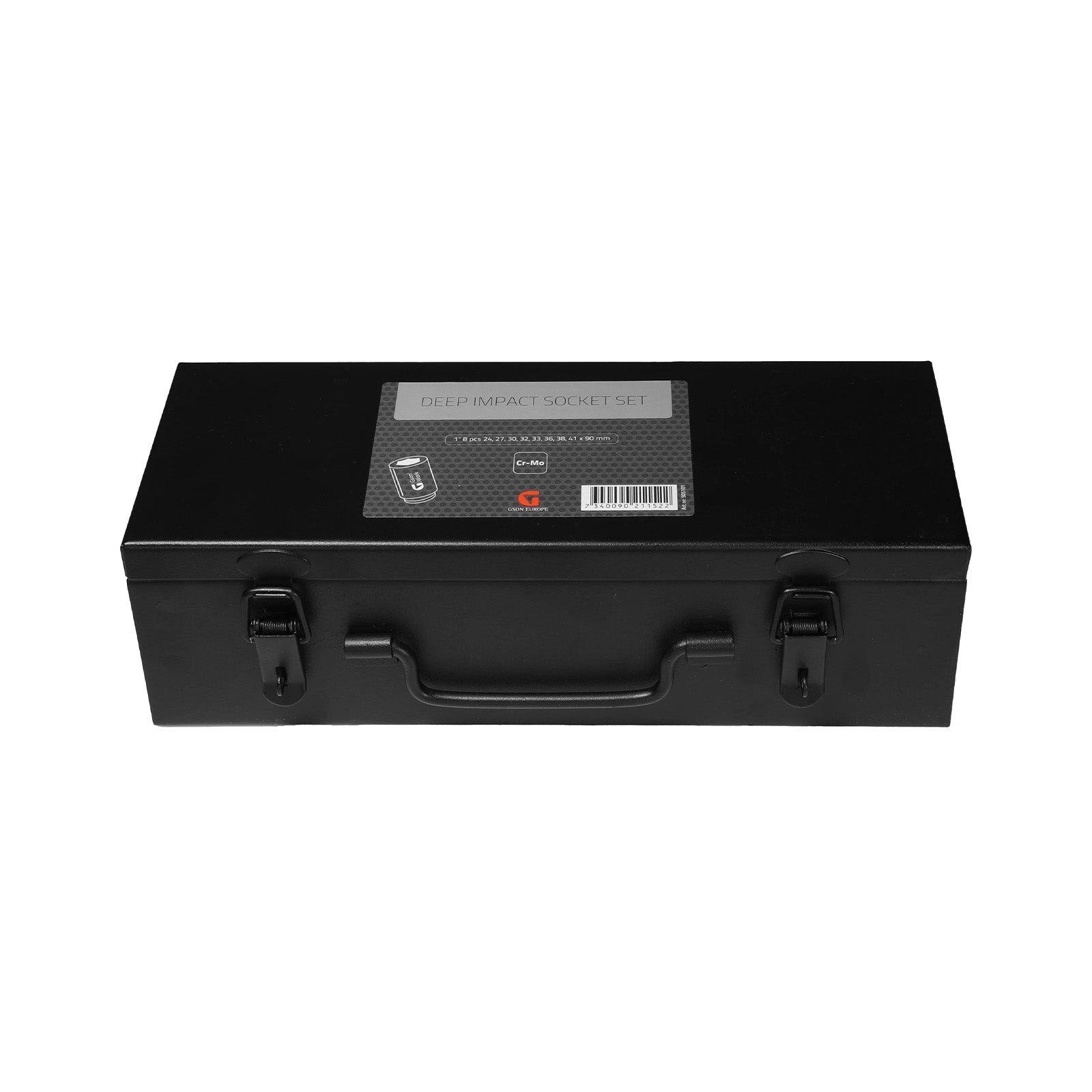Djup Krafthylssats 1″ 8 delar 24–41 mm | GSON